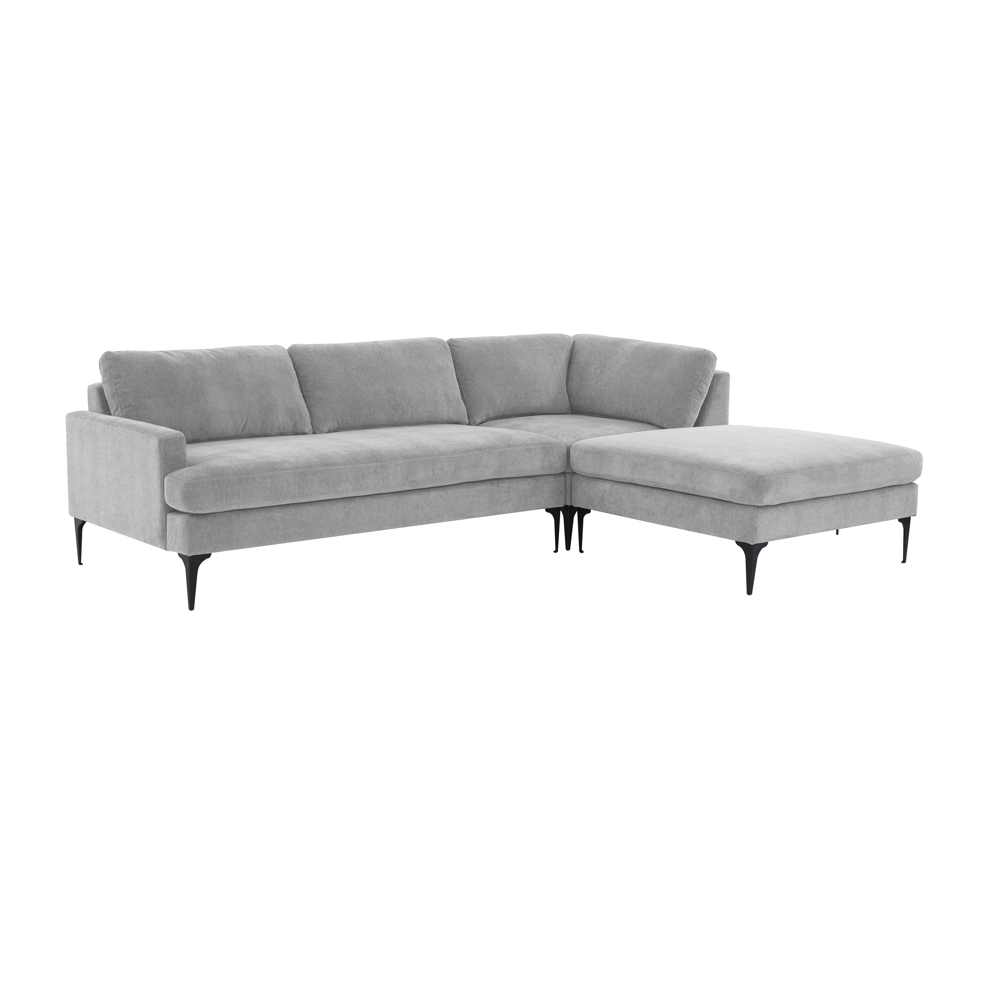 Serena Velvet Chaise Sectional with Black Legs Sectionals TOV Furniture     Sectionals, Mid Century Furniture, Furniture Sale, Old Bones Co, Mid Century Furniture Sale, Four Hands Furniture, Sale,Gus, Sale,Perigold Serena Velvet Chaise Sectional with Black Legs Sectionals Sale, Perigold Sale Serena Velvet Chaise Sectional with Black Legs,Serena Velvet Chaise Sectional with Black Legs Lulu and Georgia, Burke Decor Sale Serena Velvet Chaise Sectional with Black Legs, www.oldbonesco.com