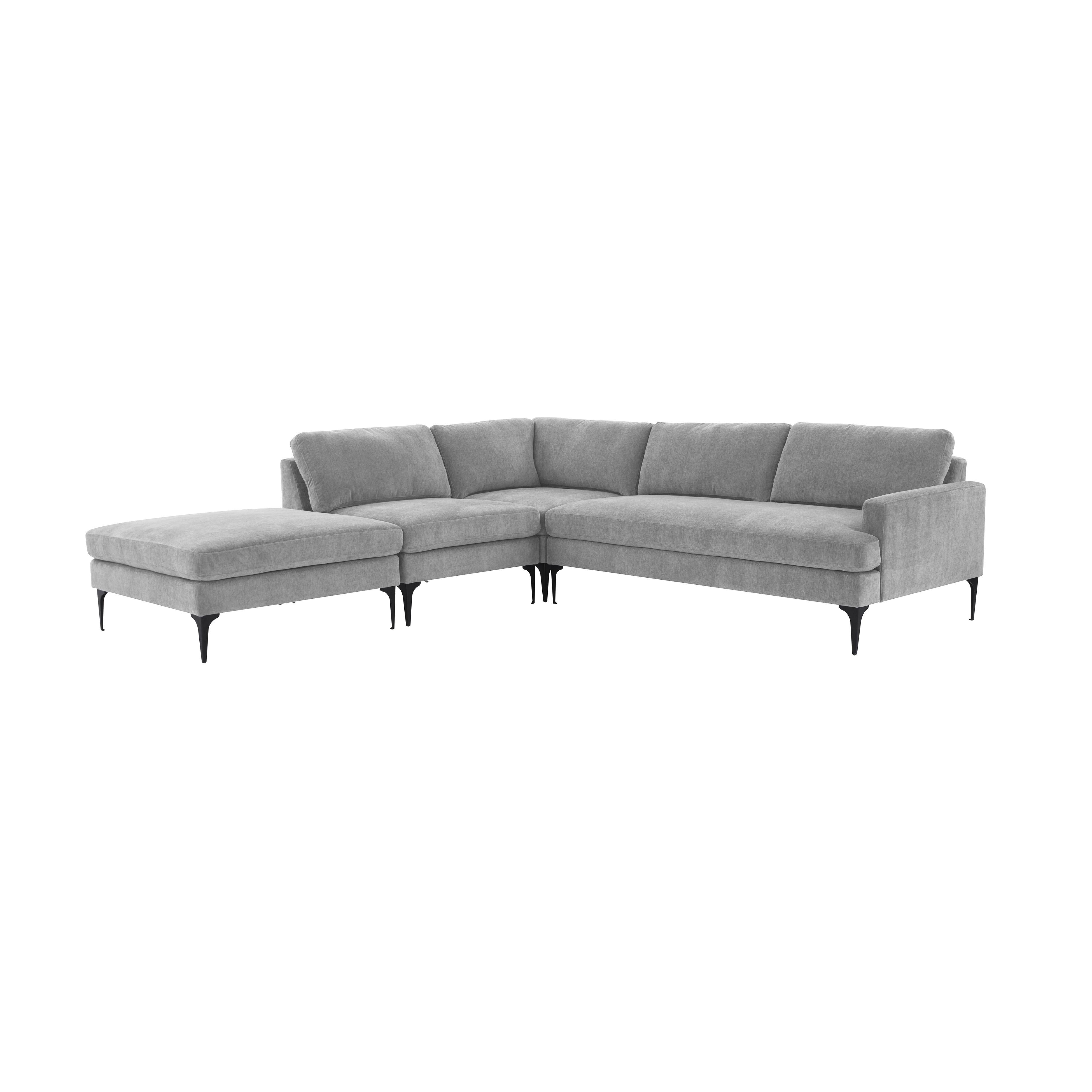 Serena Large Chaise Sectional Sectionals TOV Furniture Grey Laf Black Black Sectionals, Mid Century Furniture, Furniture Sale, Old Bones Co, Mid Century Furniture Sale, Four Hands Furniture, Sale,Gus, Sale,Perigold Serena Large Chaise Sectional Sectionals Sale, Perigold Sale Serena Large Chaise Sectional,Serena Large Chaise Sectional Lulu and Georgia, Burke Decor Sale Serena Large Chaise Sectional, www.oldbonesco.com