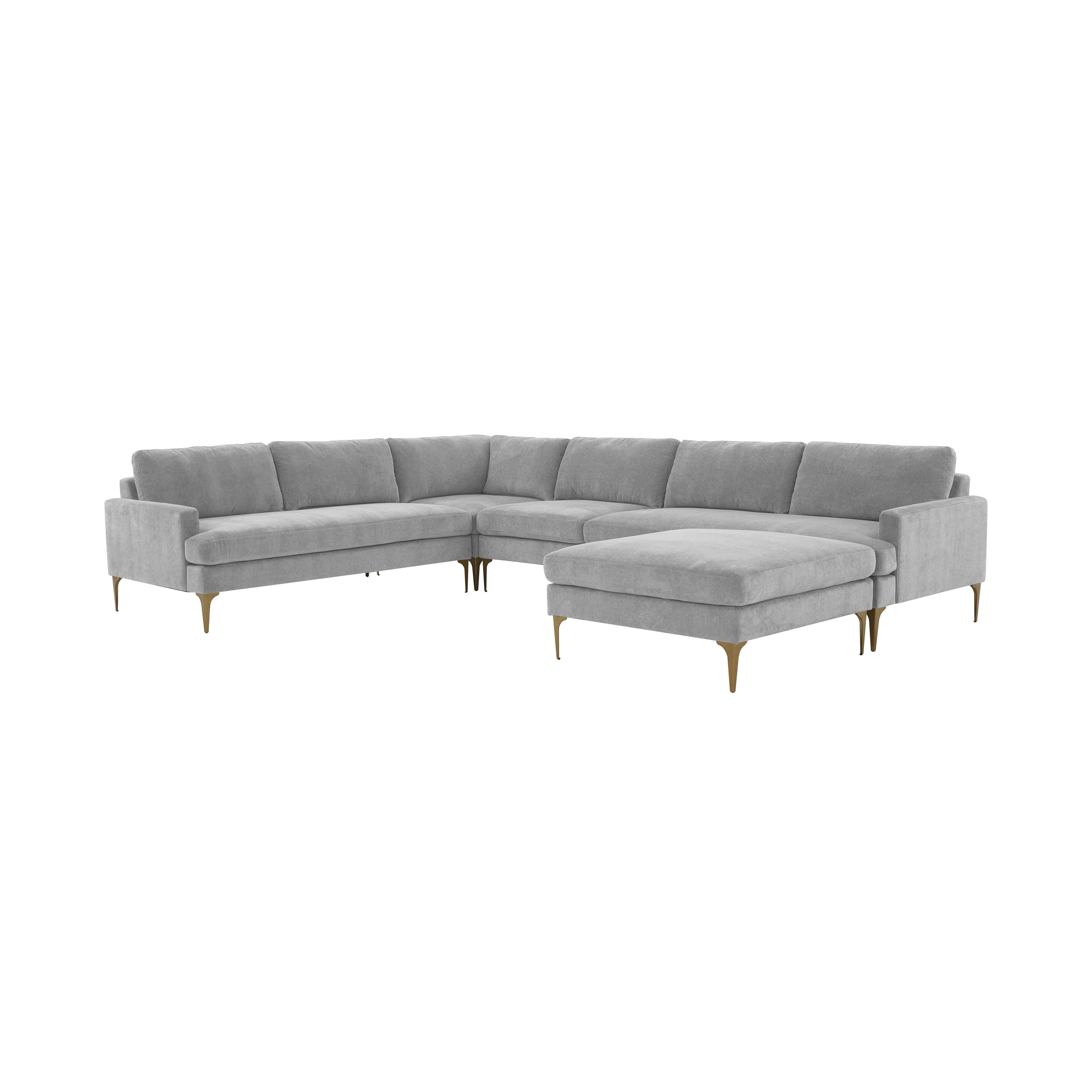 Serena Velvet Large Chaise Sectional Sectionals TOV Furniture Grey Brass , Black Friday Sale TOV Furniture Furniture Sale, Old Bones Co, Mid Century Furniture Sale, Four Hands Furniture, Black Friday Sale Serena Velvet Large Chaise Sectional,Gus Sale, Perigold Serena Velvet Large Chaise Sectional Sectionals Black Friday Sale , Perigold Sale Serena Velvet Large Chaise Sectional,Serena Velvet Large Chaise Sectional Lulu and Georgia, Burke Decor Sale Serena Velvet Large Chaise Sectional, www.oldbonesco.com