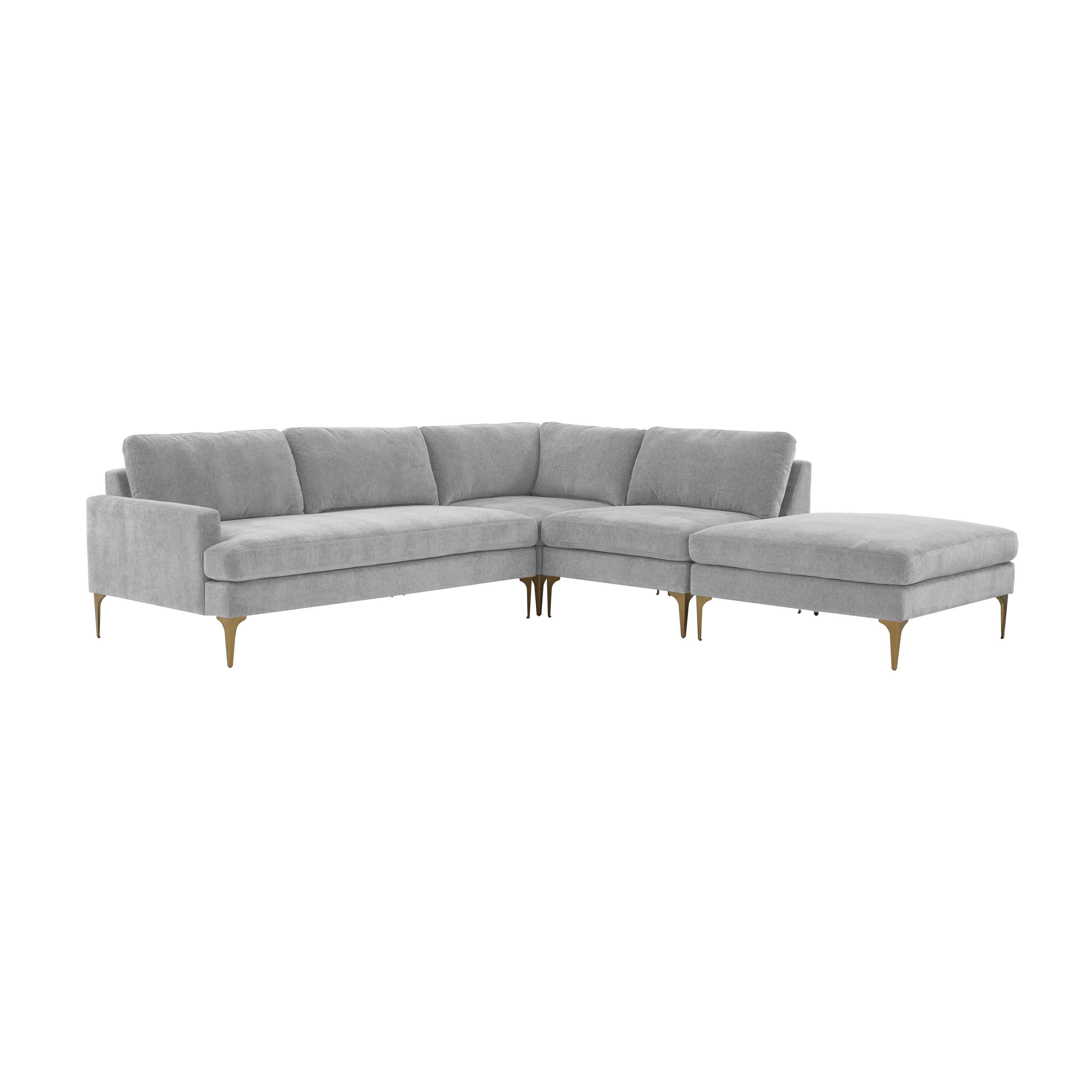 Serena Large Chaise Sectional Sectionals TOV Furniture Grey Raf Brass Brass Sectionals, Mid Century Furniture, Furniture Sale, Old Bones Co, Mid Century Furniture Sale, Four Hands Furniture, Sale,Gus, Sale,Perigold Serena Large Chaise Sectional Sectionals Sale, Perigold Sale Serena Large Chaise Sectional,Serena Large Chaise Sectional Lulu and Georgia, Burke Decor Sale Serena Large Chaise Sectional, www.oldbonesco.com