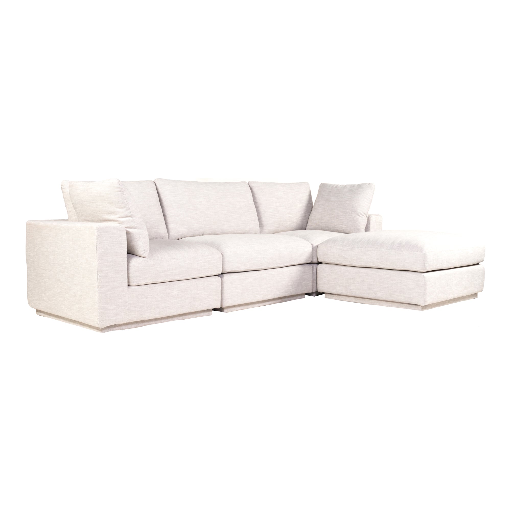 Justin Lounge Modular Sectional Taupe Modular Sectional Moe's    Four Hands, Mid Century Modern Furniture, Old Bones Furniture Company, Old Bones Co, Modern Mid Century, Designer Furniture, Furniture Sale, Warehouse Furniture Sale, Justin Lounge Modular Sectional Taupe Sale, https://www.oldbonesco.com/