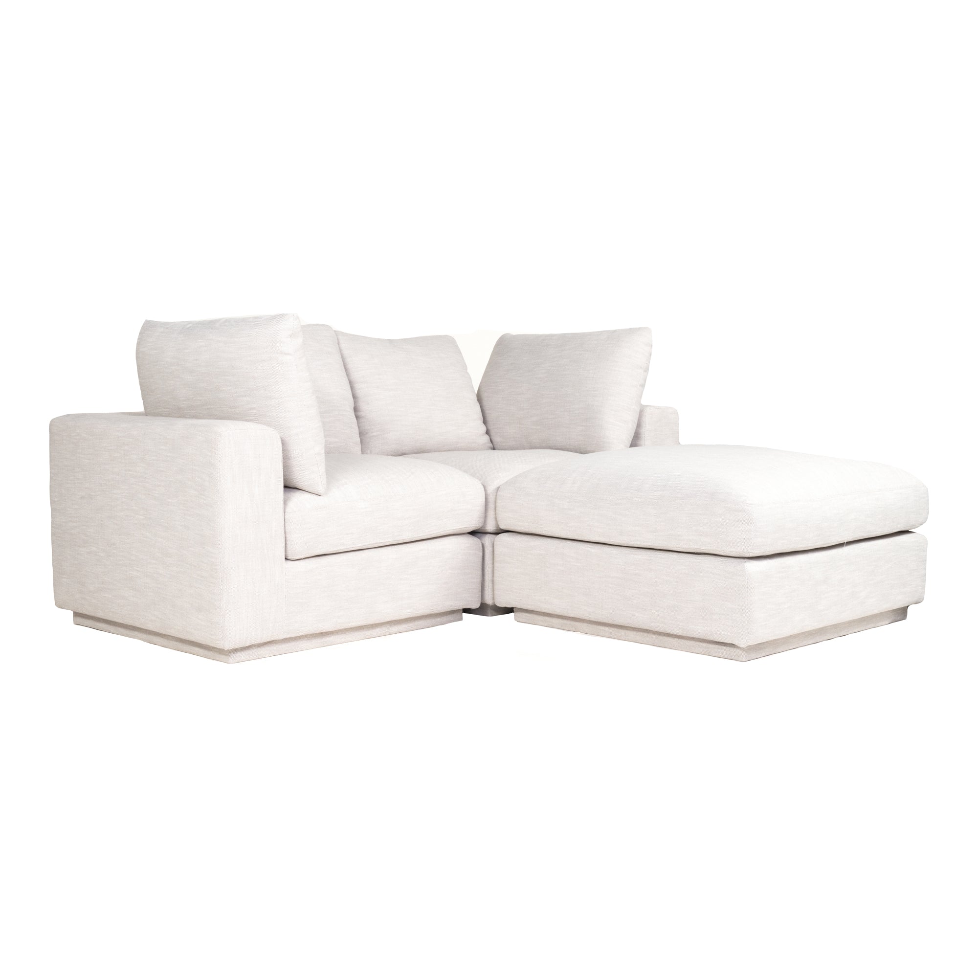 Justin Nook Modular Sectional Taupe Modular Sectional Moe's    Four Hands, Mid Century Modern Furniture, Old Bones Furniture Company, Old Bones Co, Modern Mid Century, Designer Furniture, Furniture Sale, Warehouse Furniture Sale, Justin Nook Modular Sectional Taupe Sale, https://www.oldbonesco.com/