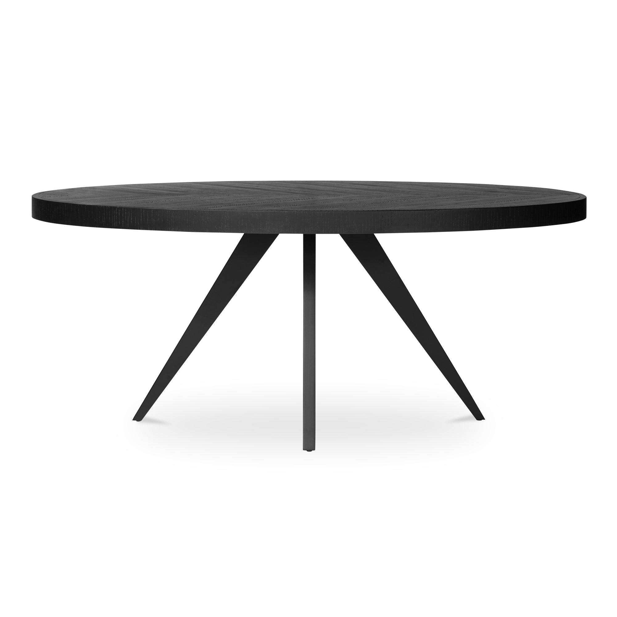 Parq Oval Dining Table BlackDining Tables Moe's Black   Four Hands, Mid Century Modern Furniture, Old Bones Furniture Company, Old Bones Co, Modern Mid Century, Designer Furniture, Furniture Sale, Warehouse Furniture Sale, Parq Oval Dining Table Sale, https://www.oldbonesco.com/