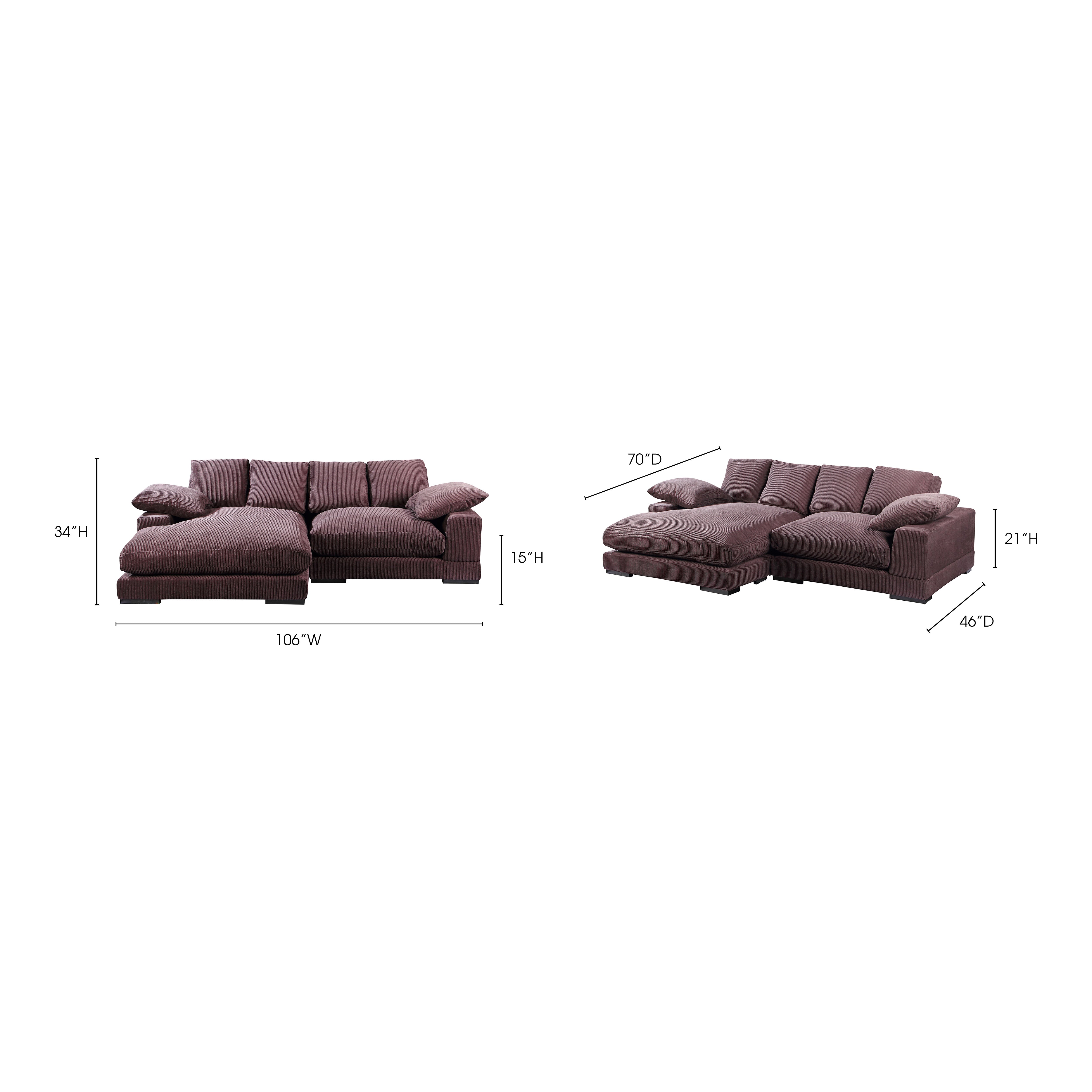 Plunge Sectional Sectional Moe's    Four Hands, Mid Century Modern Furniture, Old Bones Furniture Company, Old Bones Co, Modern Mid Century, Designer Furniture, Furniture Sale, Warehouse Furniture Sale, Plunge Sectional Sale, https://www.oldbonesco.com/