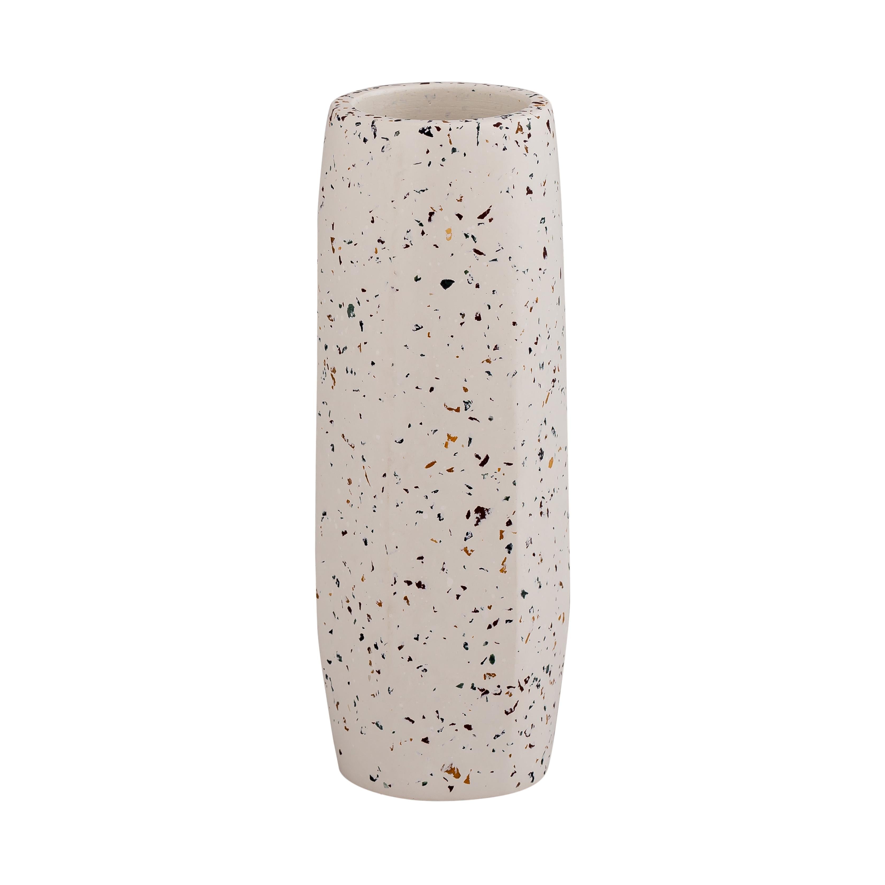 Terrazzo White Vase Vases TOV Furniture Small    Vases, Mid Century Furniture, Furniture Sale, Old Bones Co, Mid Century Furniture Sale, Four Hands Furniture, Sale,Gus, Sale,Perigold Terrazzo White Vase Vases Sale, Perigold Sale Terrazzo White Vase,Terrazzo White Vase Lulu and Georgia, Burke Decor Sale Terrazzo White Vase, www.oldbonesco.com