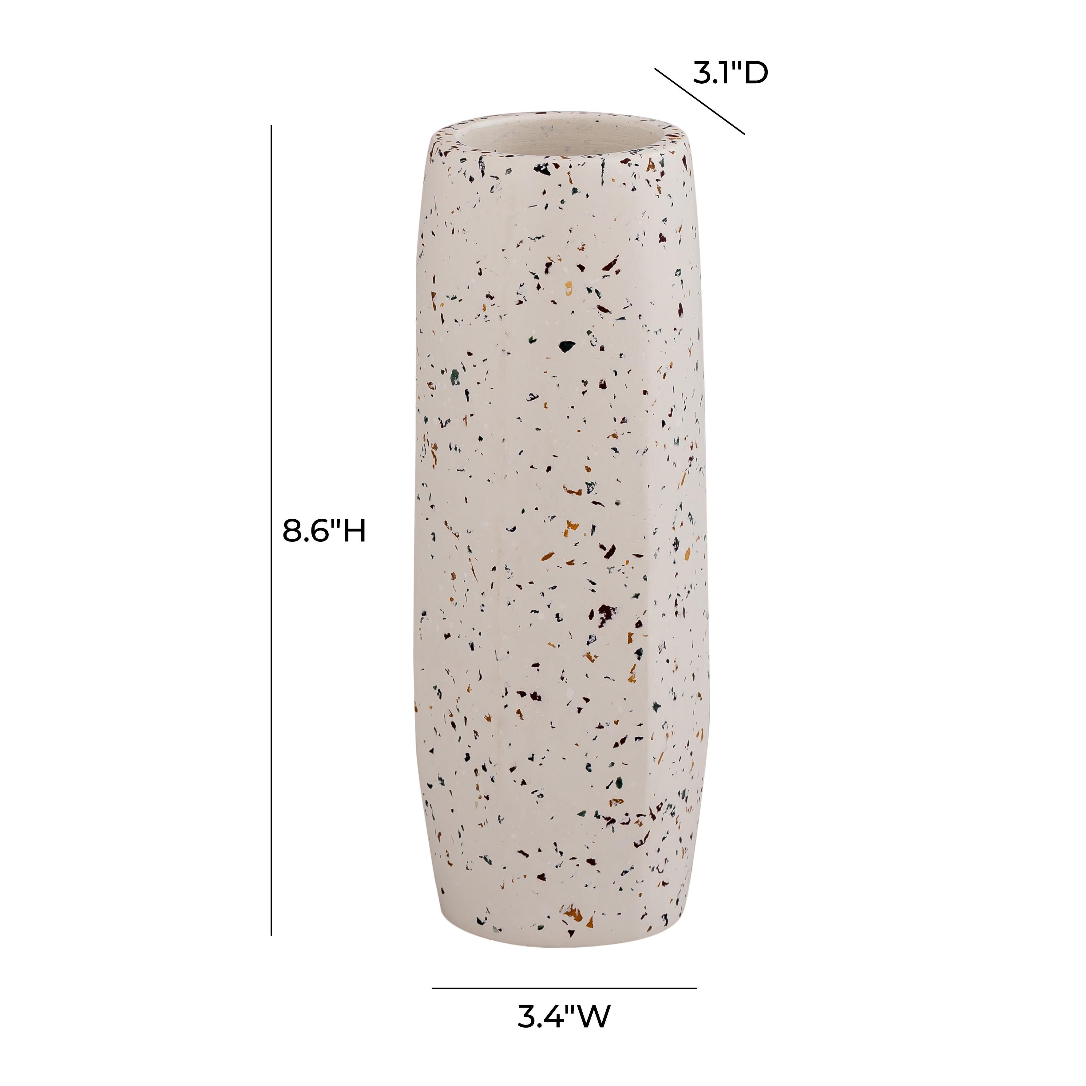 Terrazzo White Vase Vases TOV Furniture , Black Friday Sale TOV Furniture Furniture Sale, Old Bones Co, Mid Century Furniture Sale, Four Hands Furniture, Black Friday Sale Terrazzo White Vase,Gus Sale, Perigold Terrazzo White Vase Vases Black Friday Sale , Perigold Sale Terrazzo White Vase,Terrazzo White Vase Lulu and Georgia, Burke Decor Sale Terrazzo White Vase, www.oldbonesco.com