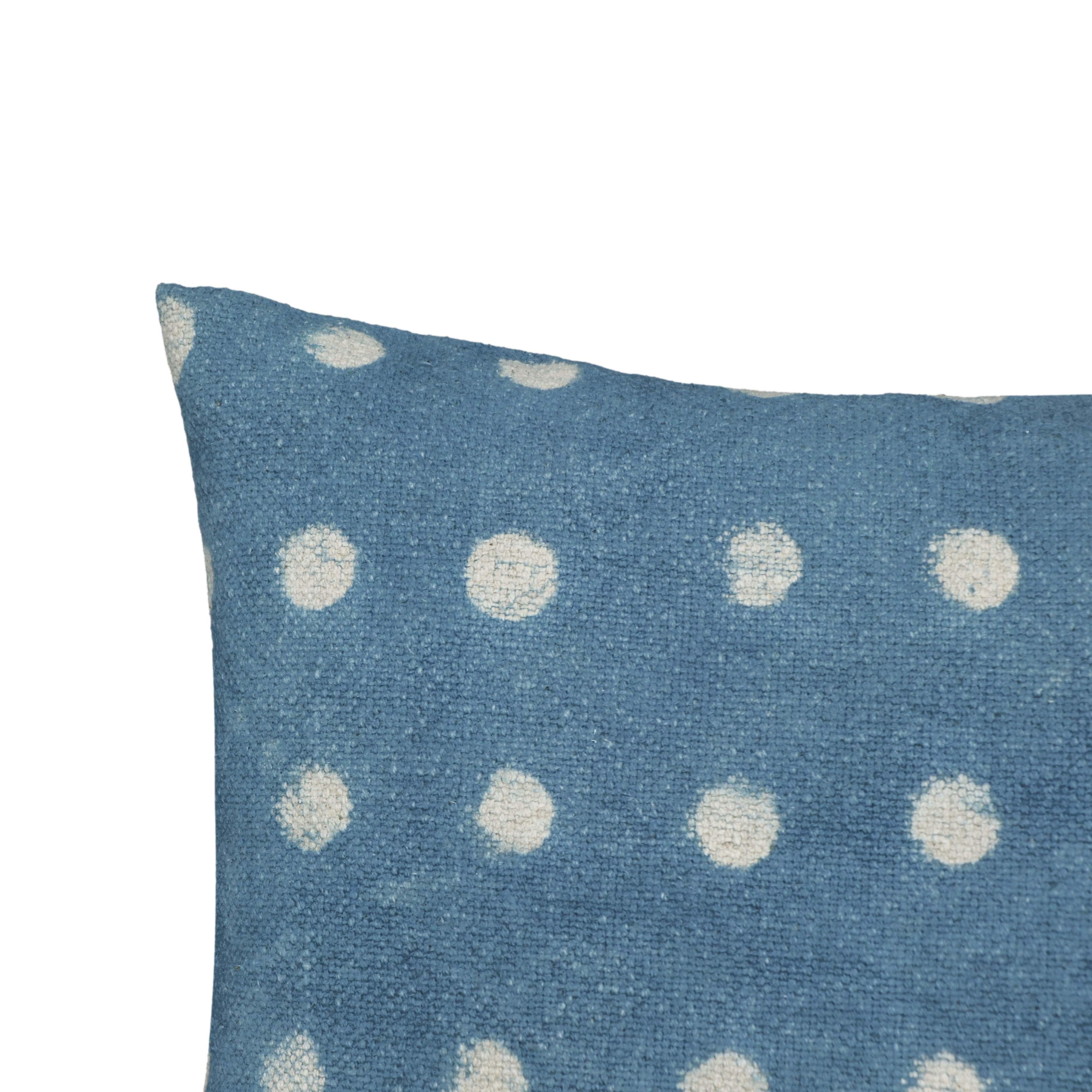 Indigo Dots Cotton 20" Square Accent Pillow Pillows TOV Furniture , Black Friday Sale TOV Furniture Furniture Sale, Old Bones Co, Mid Century Furniture Sale, Four Hands Furniture, Black Friday Sale Indigo Dots Cotton 20" Square Accent Pillow,Gus Sale, Perigold Indigo Dots Cotton 20" Square Accent Pillow Pillows Black Friday Sale , Perigold Sale Indigo Dots Cotton 20" Square Accent Pillow,Indigo Dots Cotton 20" Square Accent Pillow Lulu and Georgia, Burke Decor Sale Indigo Dots Cotton 20" Square Accent Pillo