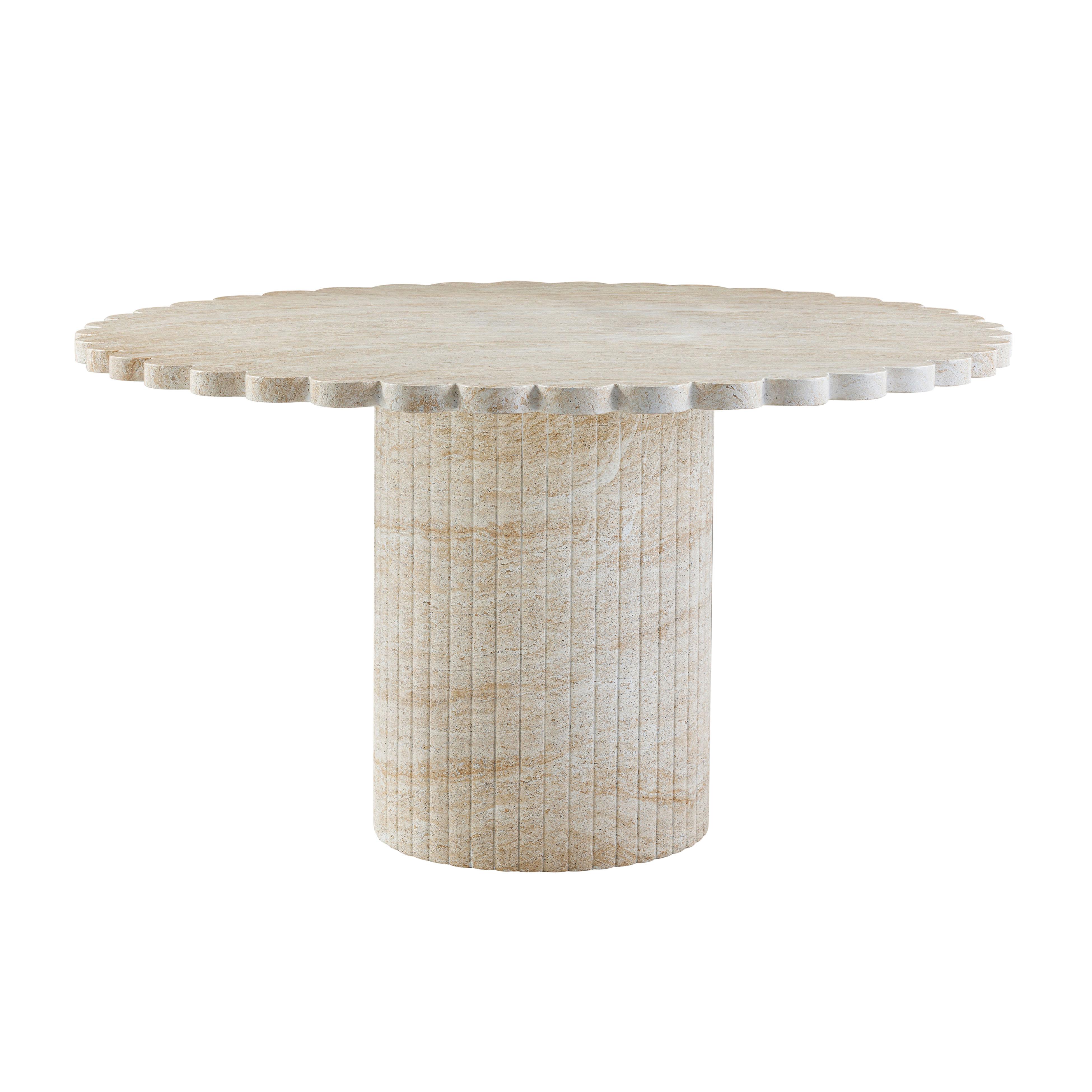 Blossom Washed Travertine Finish Indoor / Outdoor 54" Round Dining Table Outdoor Dining Tables TOV Furniture , Black Friday Sale TOV Furniture Furniture Sale, Old Bones Co, Mid Century Furniture Sale, Four Hands Furniture, Black Friday Sale Blossom Washed Travertine Finish Indoor / Outdoor 54" Round Dining Table,Gus Sale, Perigold Blossom Washed Travertine Finish Indoor / Outdoor 54" Round Dining Table Outdoor Dining Tables Black Friday Sale , Perigold Sale Blossom Washed Travertine Finish Indoor / Outdoor 