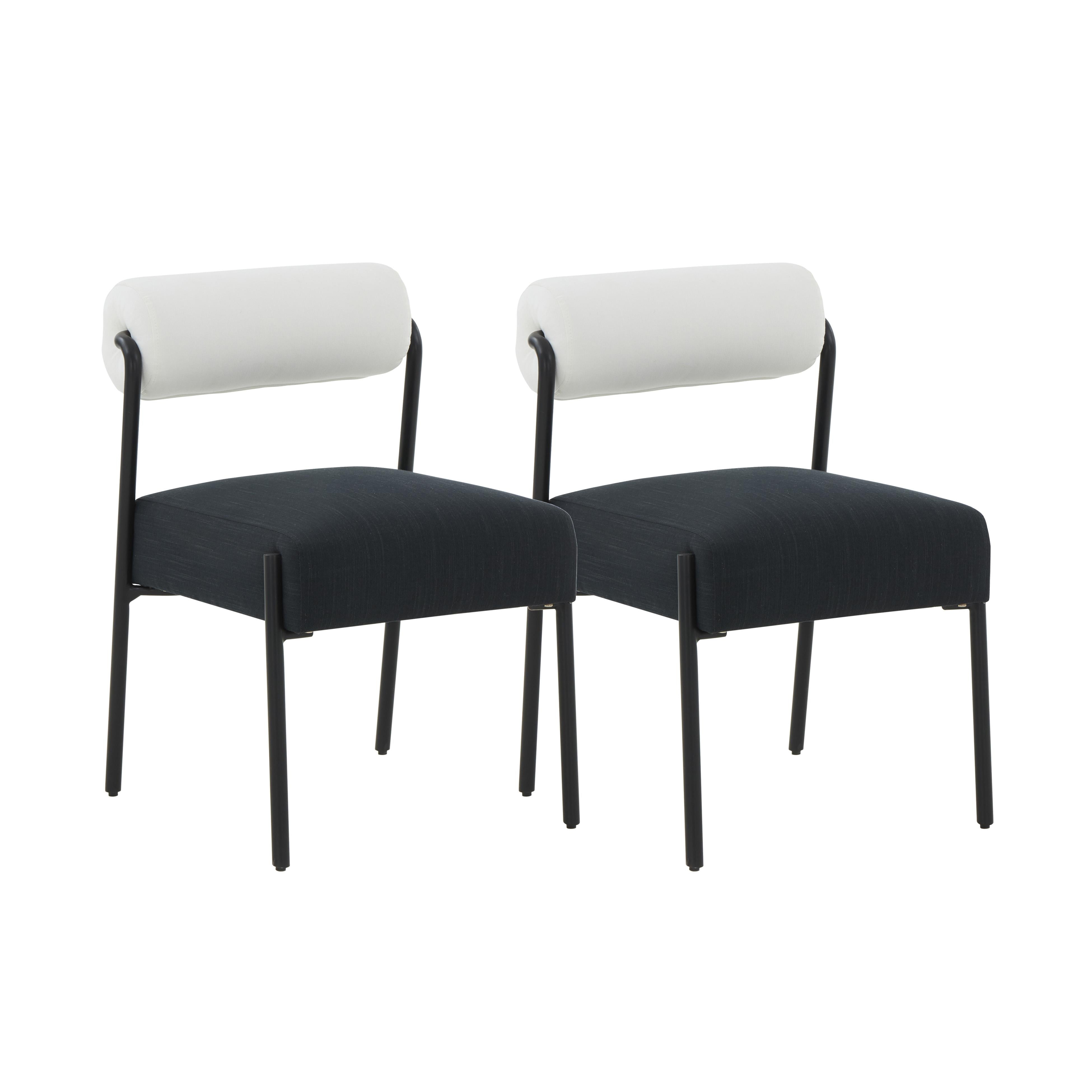 Jolene Cream and Black Performance Linen Dining Chair - Set of 2 Dining Chairs TOV Furniture , Black Friday Sale TOV Furniture Furniture Sale, Old Bones Co, Mid Century Furniture Sale, Four Hands Furniture, Black Friday Sale Jolene Cream and Black Performance Linen Dining Chair - Set of 2,Gus Sale, Perigold Jolene Cream and Black Performance Linen Dining Chair - Set of 2 Dining Chairs Black Friday Sale , Perigold Sale Jolene Cream and Black Performance Linen Dining Chair - Set of 2,Jolene Cream and Black Pe