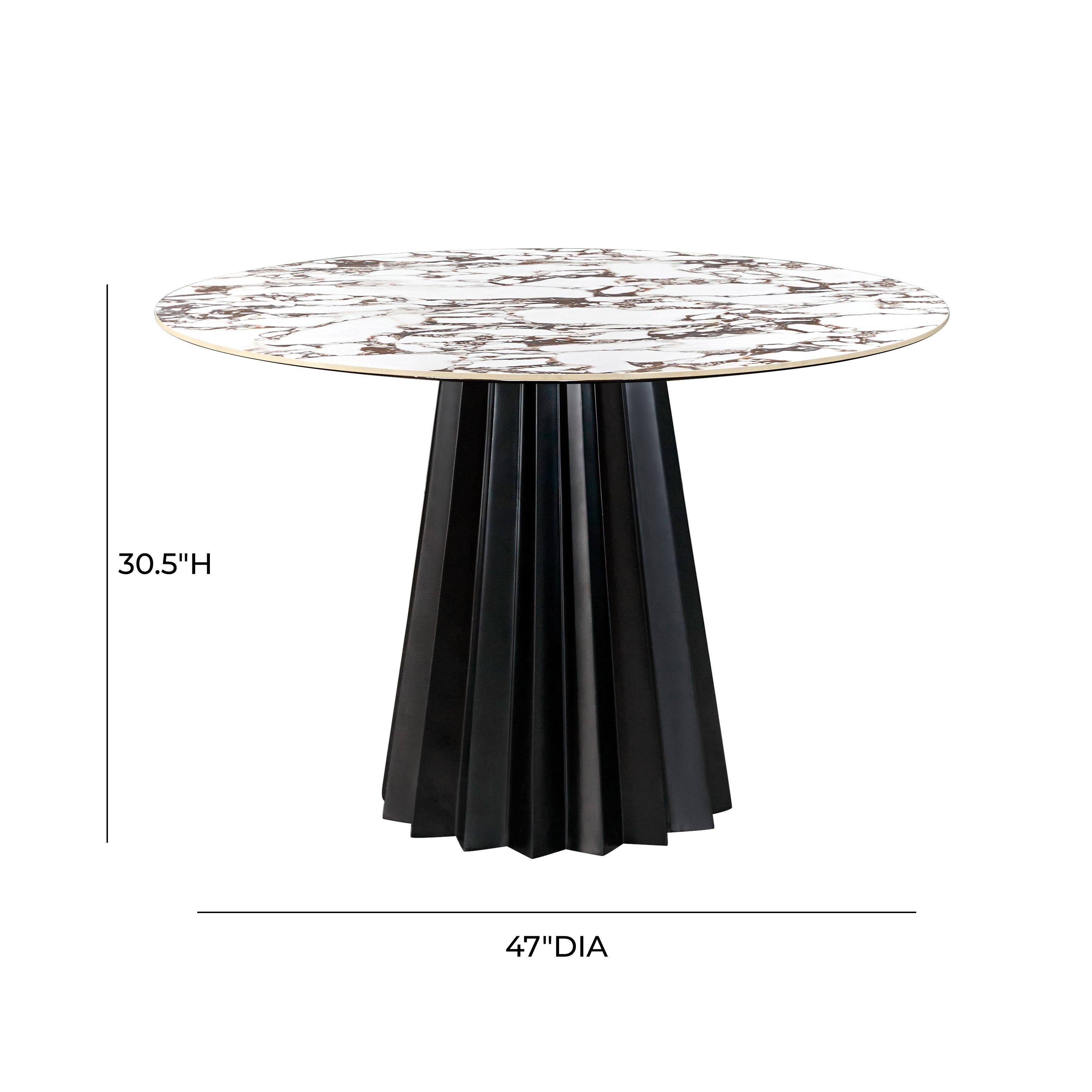 Jimena Marble Ceramic 47" Round Dining Table Dining Tables TOV Furniture , Black Friday Sale TOV Furniture Furniture Sale, Old Bones Co, Mid Century Furniture Sale, Four Hands Furniture, Black Friday Sale Jimena Marble Ceramic 47" Round Dining Table,Gus Sale, Perigold Jimena Marble Ceramic 47" Round Dining Table Dining Tables Black Friday Sale , Perigold Sale Jimena Marble Ceramic 47" Round Dining Table,Jimena Marble Ceramic 47" Round Dining Table Lulu and Georgia, Burke Decor Sale Jimena Marble Ceramic 47"