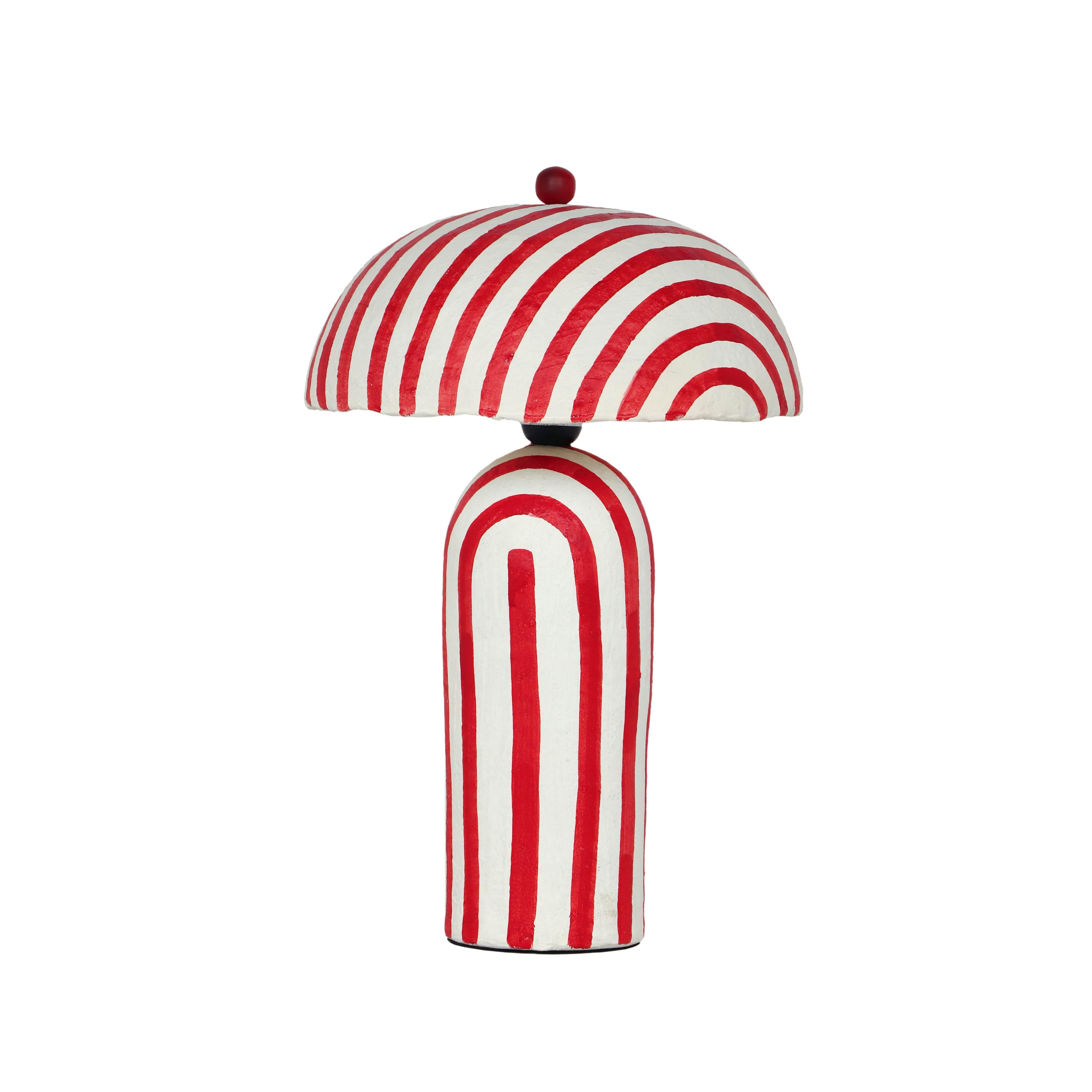 Maiori Striped Papier Mache Table Lamp Table & Desk Lamps TOV Furniture Red and White , Black Friday Sale TOV Furniture Furniture Sale, Old Bones Co, Mid Century Furniture Sale, Four Hands Furniture, Black Friday Sale Maiori Striped Papier Mache Table Lamp,Gus Sale, Perigold Maiori Striped Papier Mache Table Lamp Table & Desk Lamps Black Friday Sale , Perigold Sale Maiori Striped Papier Mache Table Lamp,Maiori Striped Papier Mache Table Lamp Lulu and Georgia, Burke Decor Sale Maiori Striped Papier Mache Tab