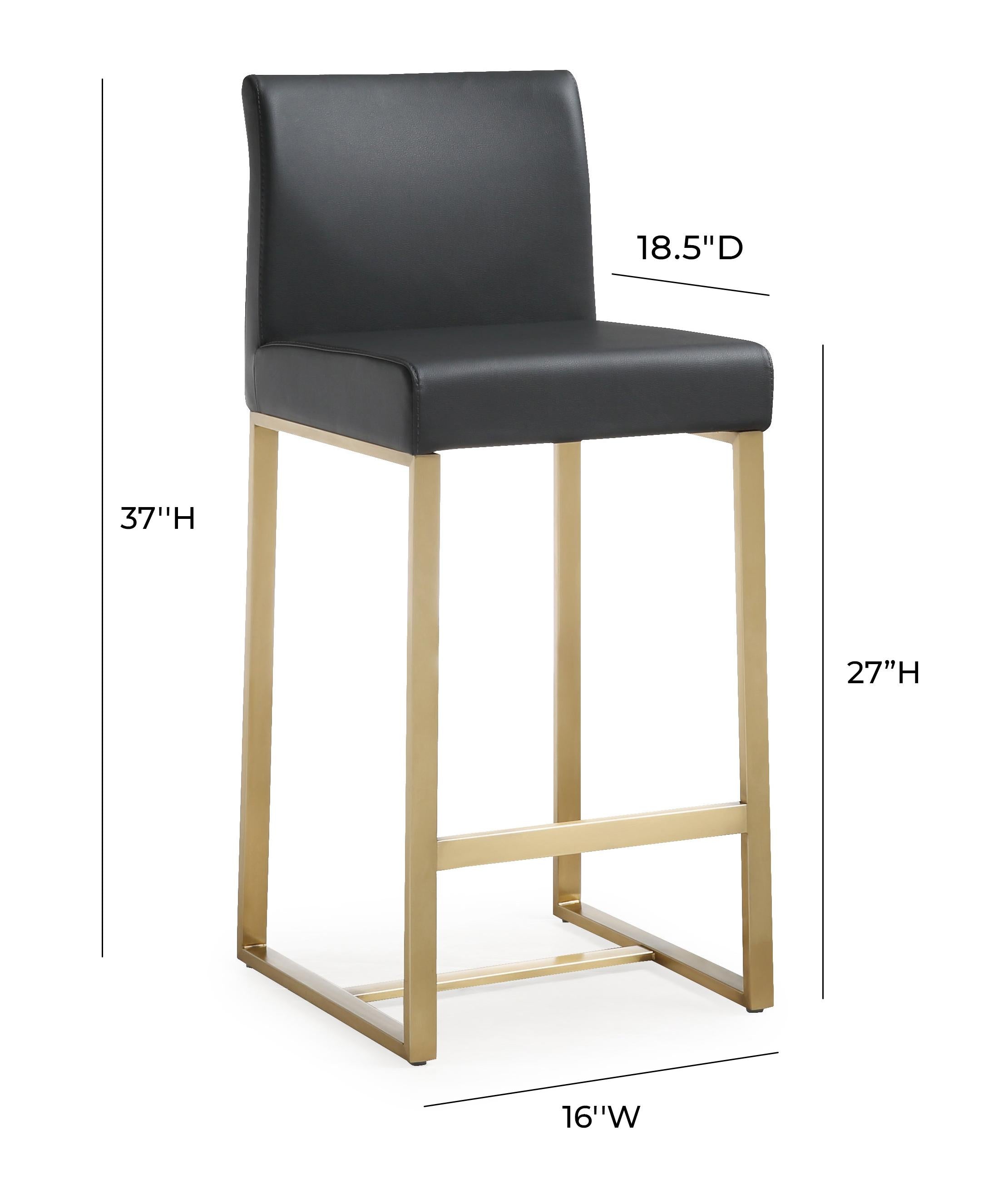 Denmark Performance Vegan Leather and Gold Steel Counter Stool - Set of 2 Bar & Counter Stools TOV Furniture , Black Friday Sale TOV Furniture Furniture Sale, Old Bones Co, Mid Century Furniture Sale, Four Hands Furniture, Black Friday Sale Denmark Performance Vegan Leather and Gold Steel Counter Stool - Set of 2,Gus Sale, Perigold Denmark Performance Vegan Leather and Gold Steel Counter Stool - Set of 2 Bar & Counter Stools Black Friday Sale , Perigold Sale Denmark Performance Vegan Leather and Gold Steel 