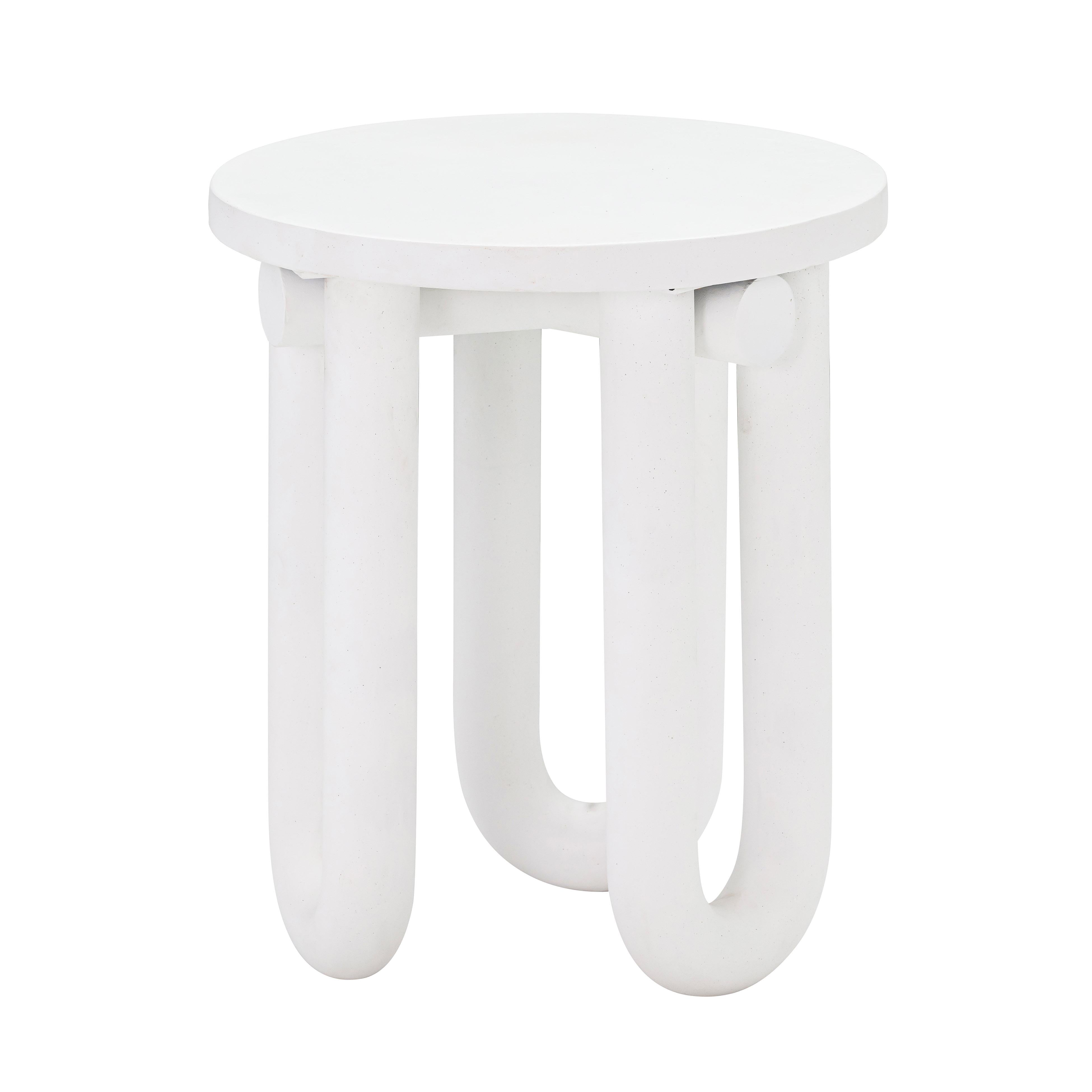 Tildy White Concrete Indoor / Outdoor Round Side Table Side & End Tables TOV Furniture , Black Friday Sale TOV Furniture Furniture Sale, Old Bones Co, Mid Century Furniture Sale, Four Hands Furniture, Black Friday Sale Tildy White Concrete Indoor / Outdoor Round Side Table,Gus Sale, Perigold Tildy White Concrete Indoor / Outdoor Round Side Table Side & End Tables Black Friday Sale , Perigold Sale Tildy White Concrete Indoor / Outdoor Round Side Table,Tildy White Concrete Indoor / Outdoor Round Side Table Lu