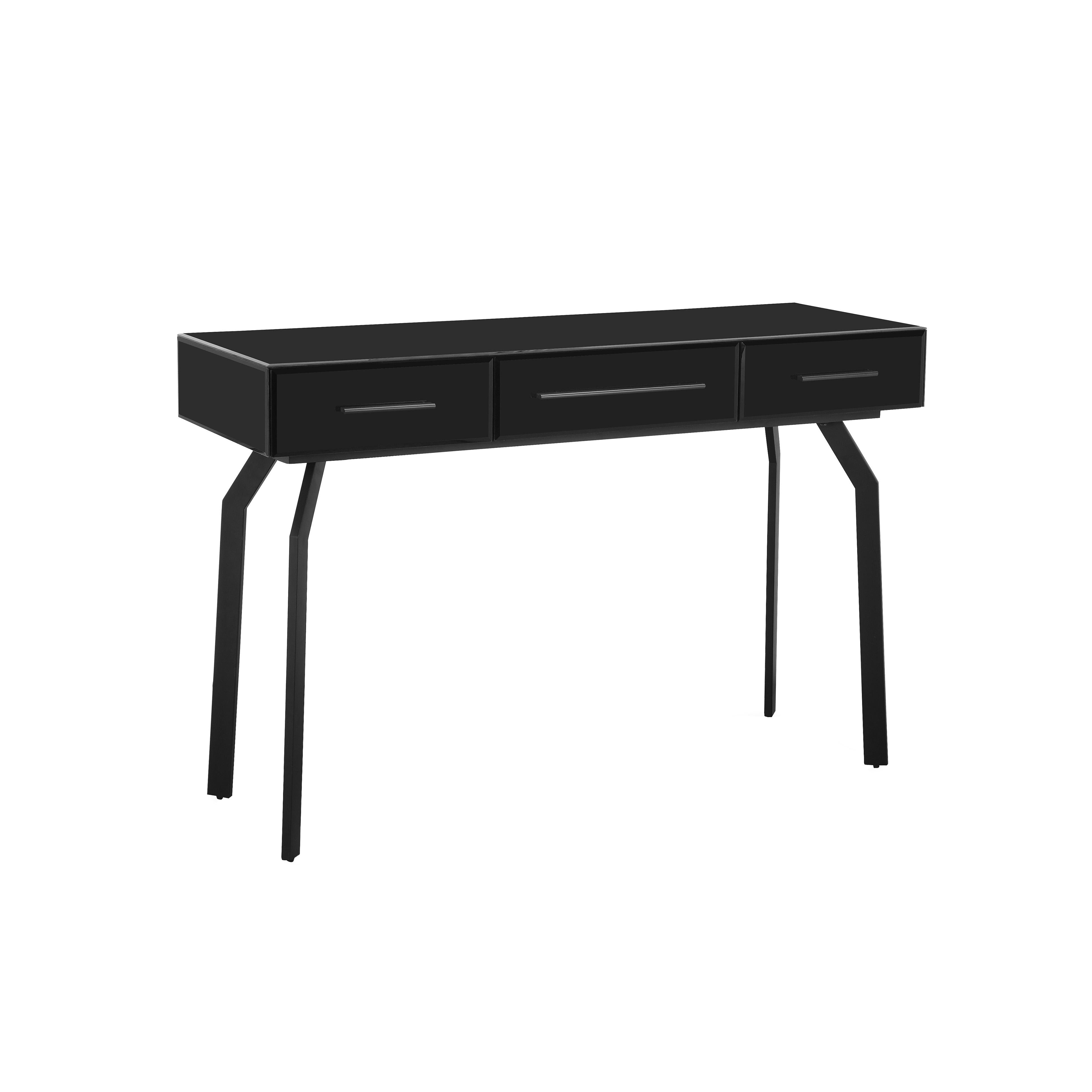 Santana Black Glass Desk Console Table Console Tables TOV Furniture , Black Friday Sale TOV Furniture Furniture Sale, Old Bones Co, Mid Century Furniture Sale, Four Hands Furniture, Black Friday Sale Santana Black Glass Desk Console Table,Gus Sale, Perigold Santana Black Glass Desk Console Table Console Tables Black Friday Sale , Perigold Sale Santana Black Glass Desk Console Table,Santana Black Glass Desk Console Table Lulu and Georgia, Burke Decor Sale Santana Black Glass Desk Console Table, www.oldbonesc