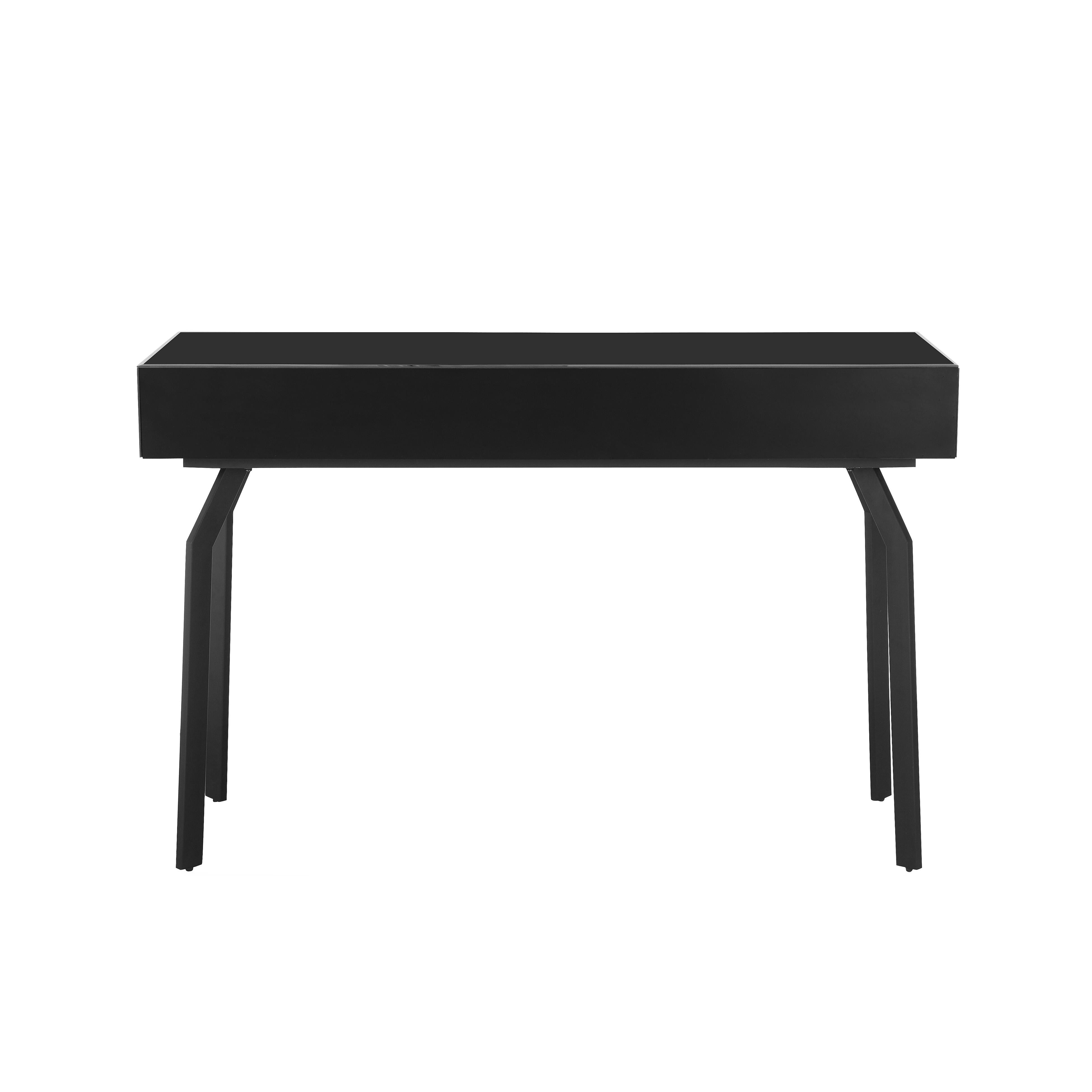 Santana Black Glass Desk Console Table Console Tables TOV Furniture , Black Friday Sale TOV Furniture Furniture Sale, Old Bones Co, Mid Century Furniture Sale, Four Hands Furniture, Black Friday Sale Santana Black Glass Desk Console Table,Gus Sale, Perigold Santana Black Glass Desk Console Table Console Tables Black Friday Sale , Perigold Sale Santana Black Glass Desk Console Table,Santana Black Glass Desk Console Table Lulu and Georgia, Burke Decor Sale Santana Black Glass Desk Console Table, www.oldbonesc