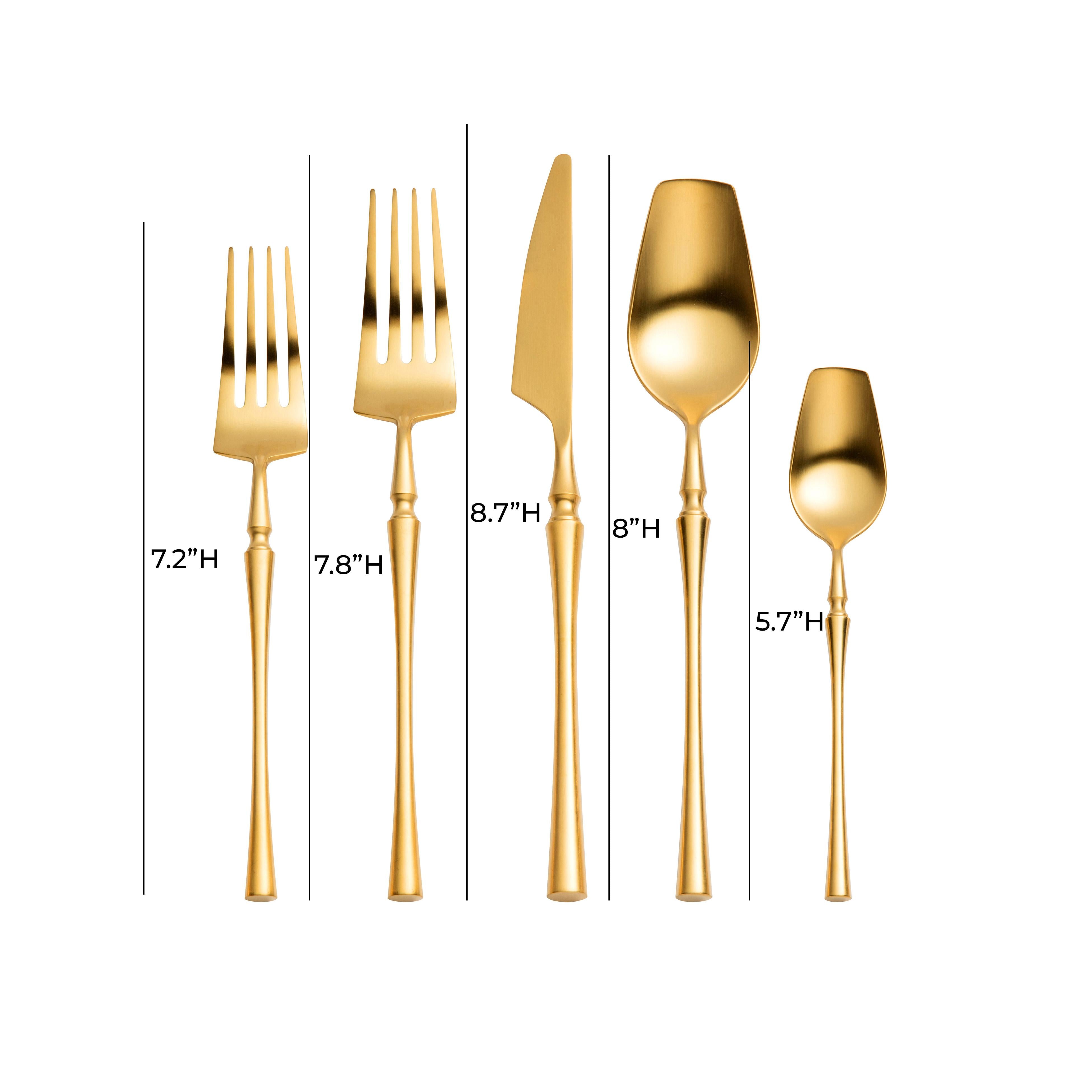 Millie Brushed Gold Stainless Steel Flatware - Set of 20 Pieces Flatware Sets TOV Furniture , Black Friday Sale TOV Furniture Furniture Sale, Old Bones Co, Mid Century Furniture Sale, Four Hands Furniture, Black Friday Sale Millie Brushed Gold Stainless Steel Flatware - Set of 20 Pieces,Gus Sale, Perigold Millie Brushed Gold Stainless Steel Flatware - Set of 20 Pieces Flatware Sets Black Friday Sale , Perigold Sale Millie Brushed Gold Stainless Steel Flatware - Set of 20 Pieces,Millie Brushed Gold Stainless