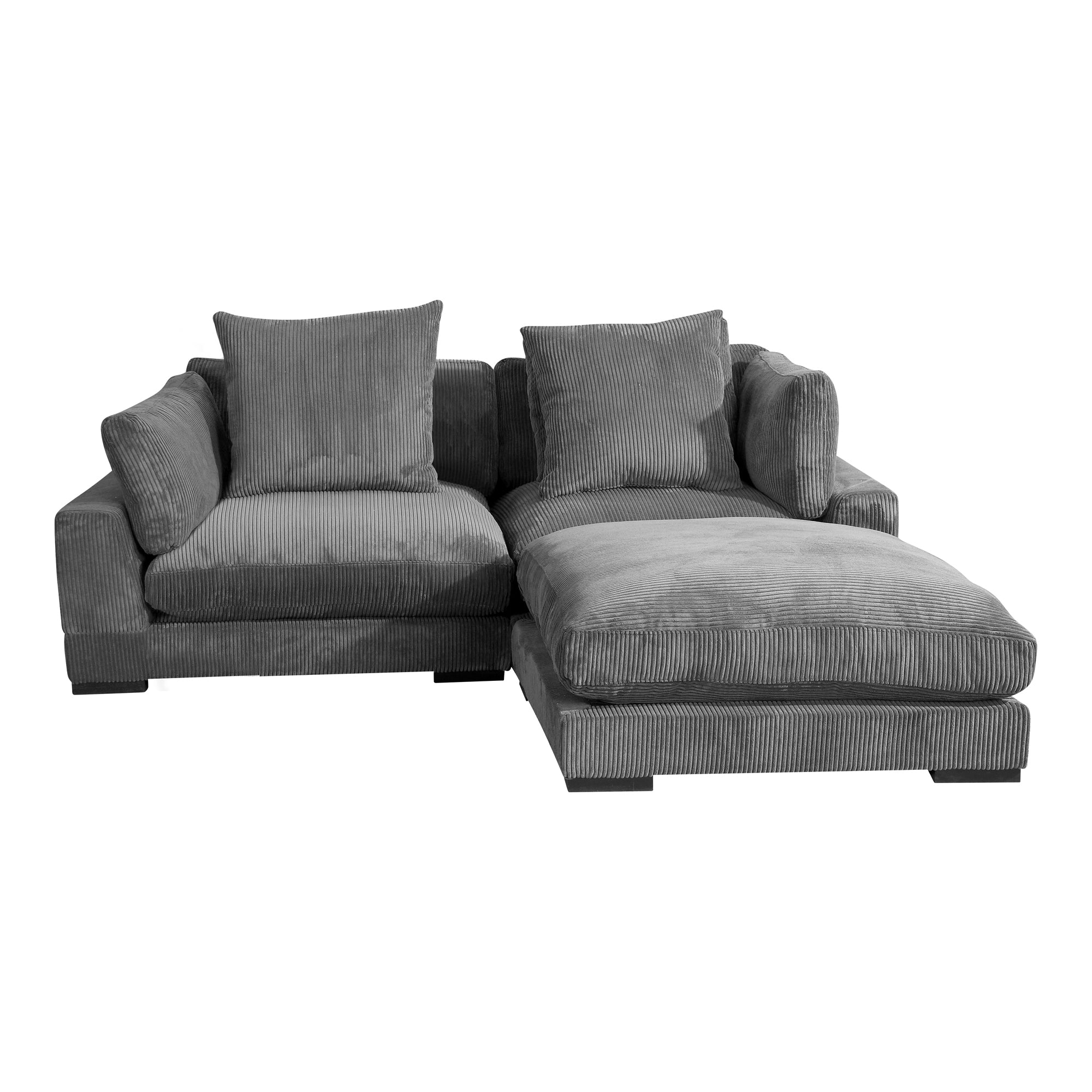 Tumble Nook Modular Sectional Dark GreySectional Modular Moe's Dark Grey   Four Hands, Mid Century Modern Furniture, Old Bones Furniture Company, Old Bones Co, Modern Mid Century, Designer Furniture, Furniture Sale, Warehouse Furniture Sale, Tumble Nook Modular Sectional Sale, https://www.oldbonesco.com/