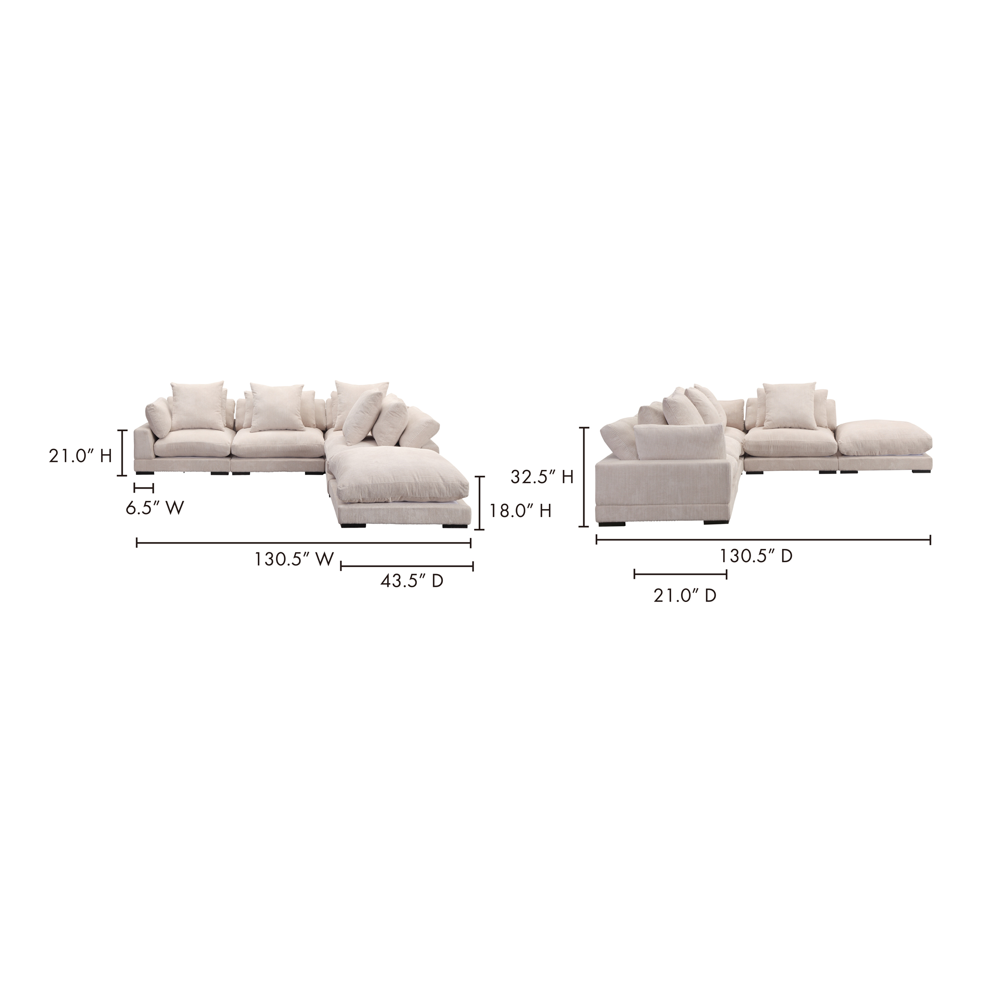 Tumble Dream Modular Sectional Sectional Moe's    Four Hands, Mid Century Modern Furniture, Old Bones Furniture Company, Old Bones Co, Modern Mid Century, Designer Furniture, Furniture Sale, Warehouse Furniture Sale, Tumble Dream Modular Sectional Sale, https://www.oldbonesco.com/