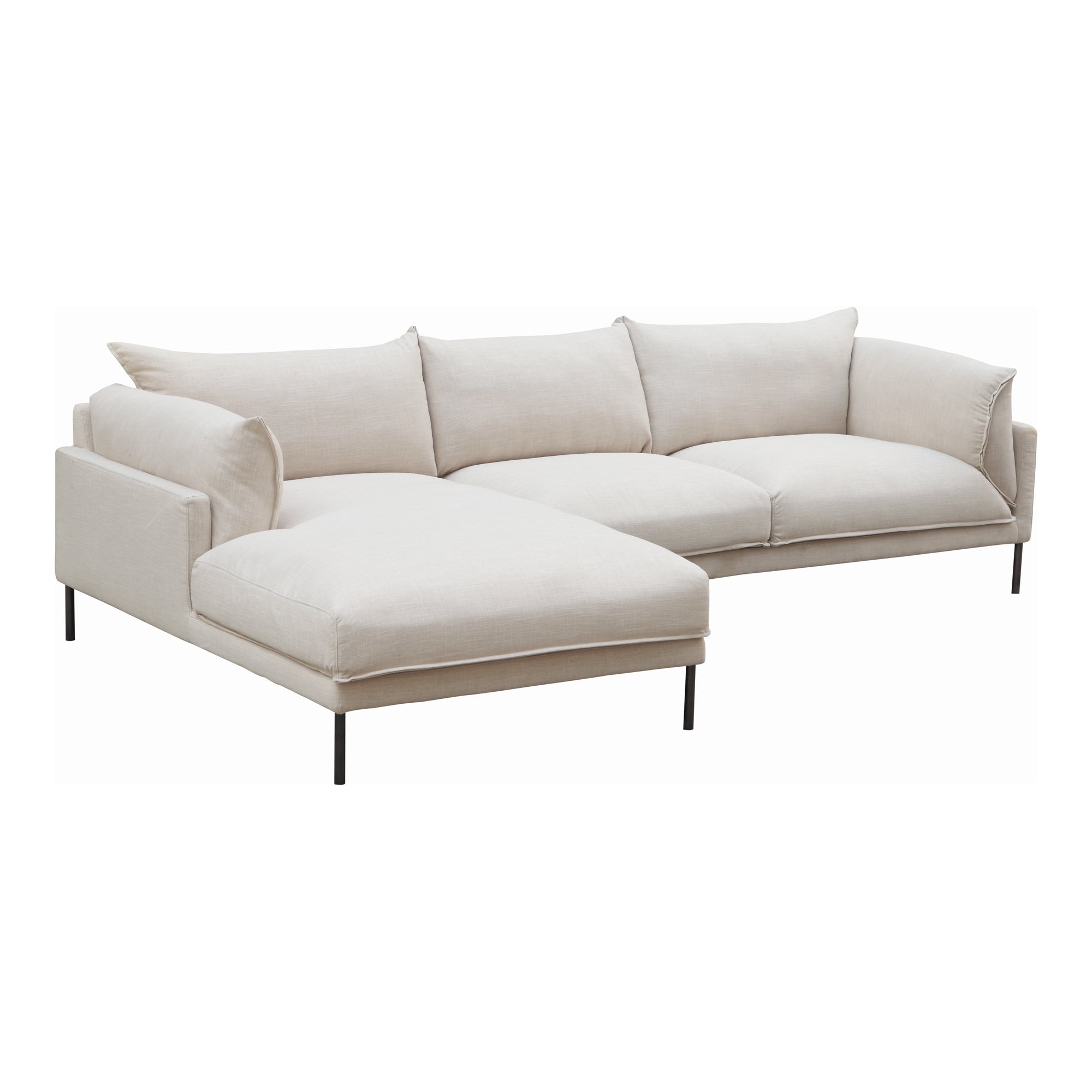 Jamara Sectional Sectional Sofa Moe's    Four Hands, Mid Century Modern Furniture, Old Bones Furniture Company, Old Bones Co, Modern Mid Century, Designer Furniture, Furniture Sale, Warehouse Furniture Sale, Jamara Sectional Sale, https://www.oldbonesco.com/