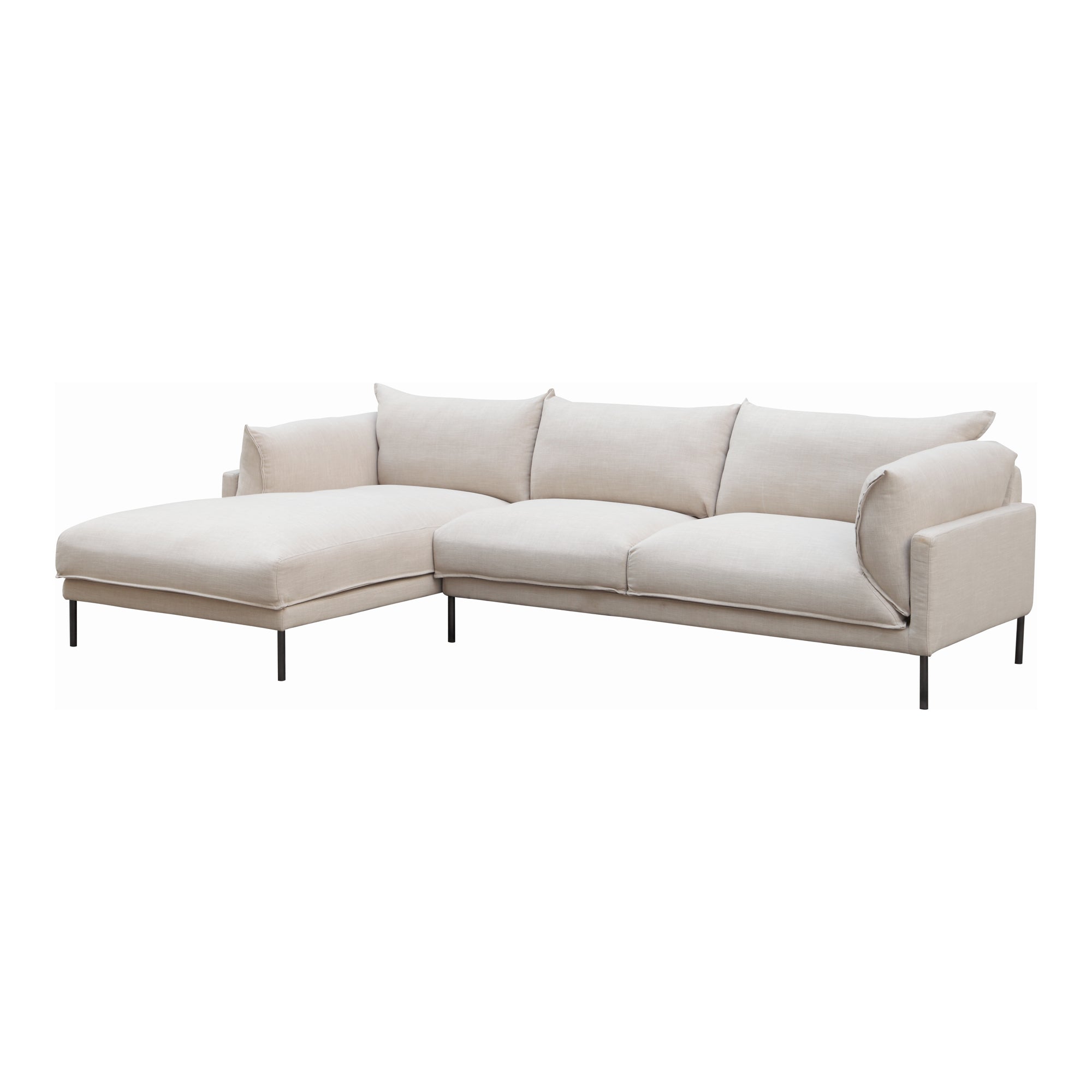 Jamara Sectional Sectional Sofa Moe's    Four Hands, Mid Century Modern Furniture, Old Bones Furniture Company, Old Bones Co, Modern Mid Century, Designer Furniture, Furniture Sale, Warehouse Furniture Sale, Jamara Sectional Sale, https://www.oldbonesco.com/