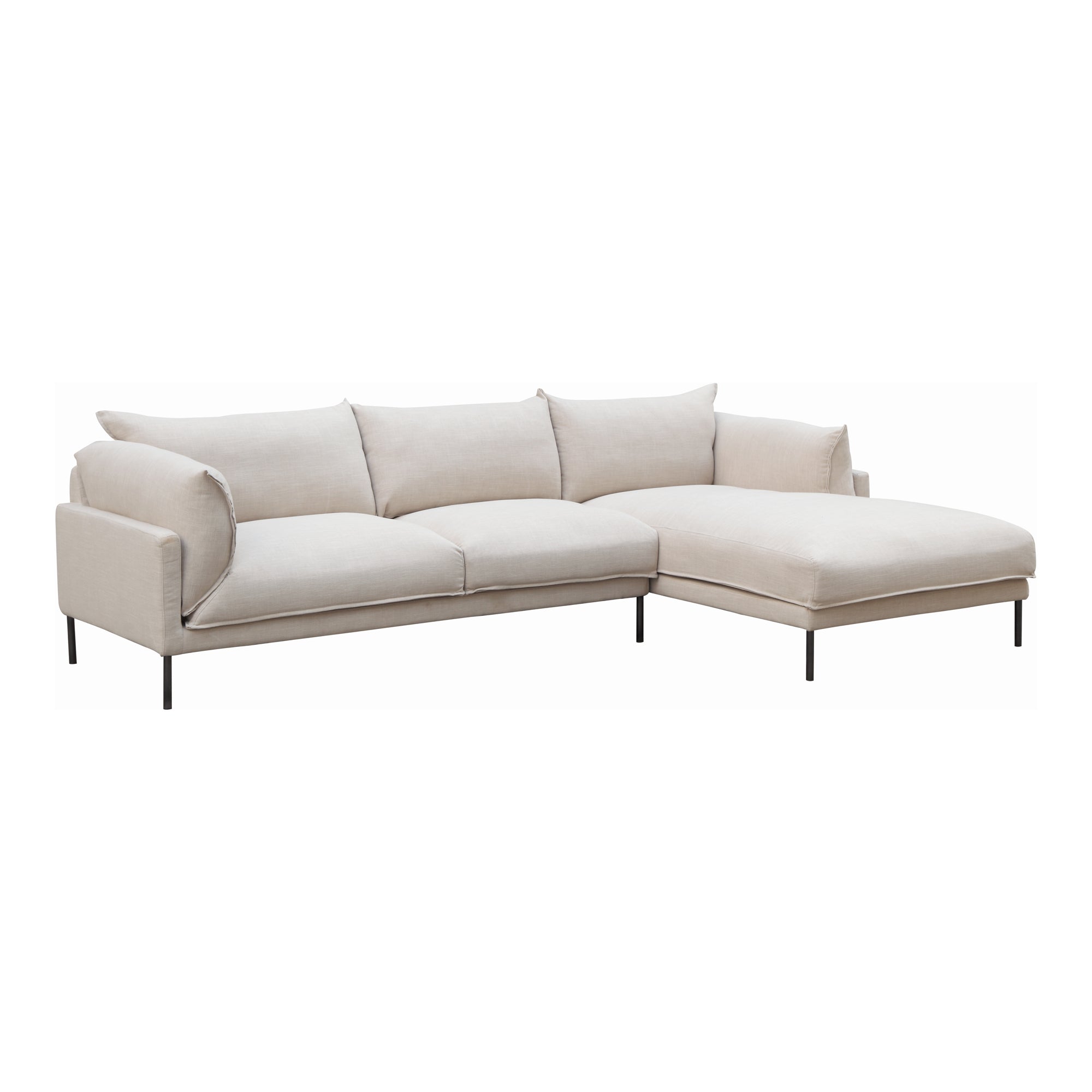 Jamara Sectional Sectional Sofa Moe's    Four Hands, Mid Century Modern Furniture, Old Bones Furniture Company, Old Bones Co, Modern Mid Century, Designer Furniture, Furniture Sale, Warehouse Furniture Sale, Jamara Sectional Sale, https://www.oldbonesco.com/