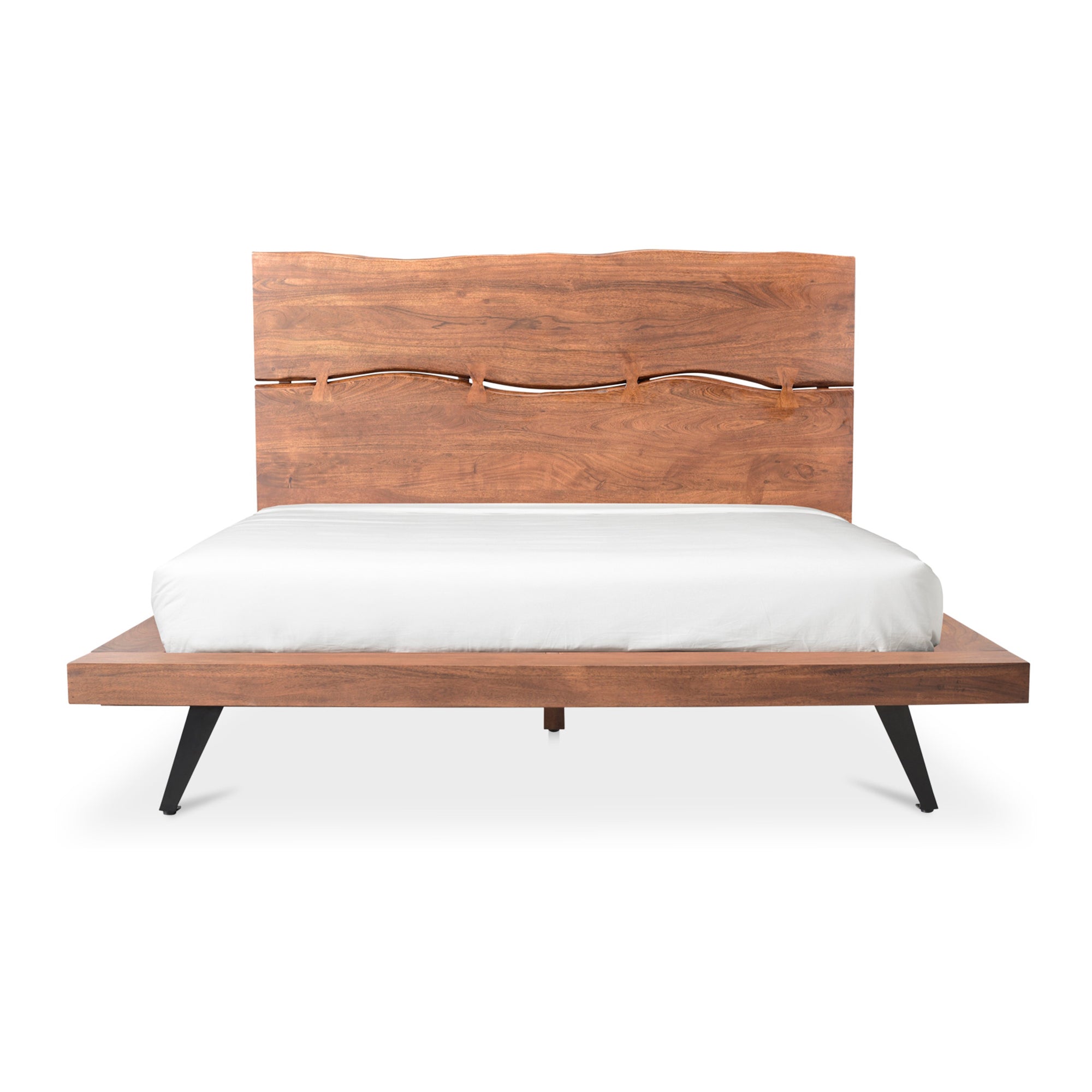 Madagascar Platform Bed KingBeds Moe's King   Four Hands, Mid Century Modern Furniture, Old Bones Furniture Company, Old Bones Co, Modern Mid Century, Designer Furniture, Furniture Sale, Warehouse Furniture Sale, Madagascar Platform Bed Sale, https://www.oldbonesco.com/