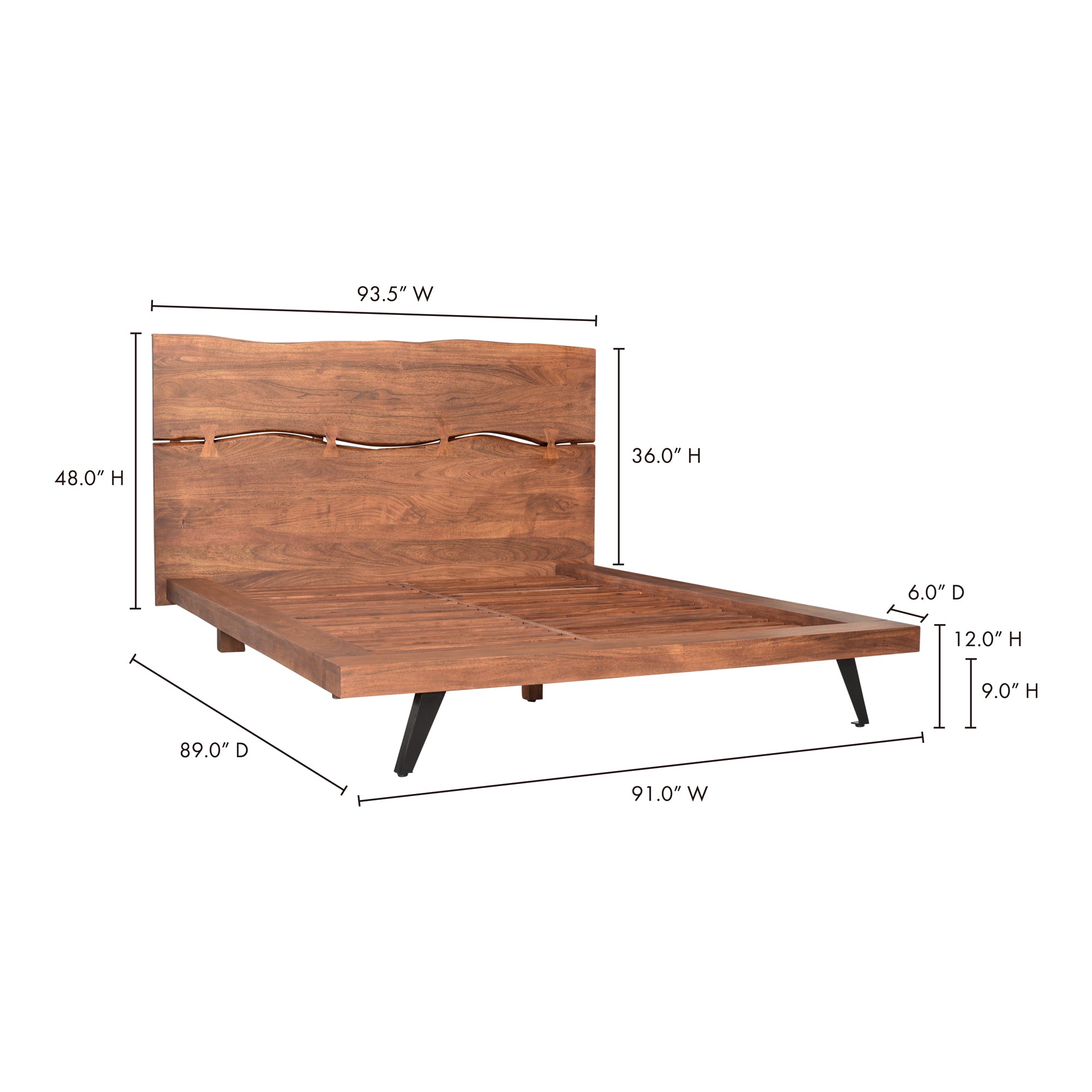 Madagascar Platform Bed Beds Moe's    Four Hands, Mid Century Modern Furniture, Old Bones Furniture Company, Old Bones Co, Modern Mid Century, Designer Furniture, Furniture Sale, Warehouse Furniture Sale, Madagascar Platform Bed Sale, https://www.oldbonesco.com/