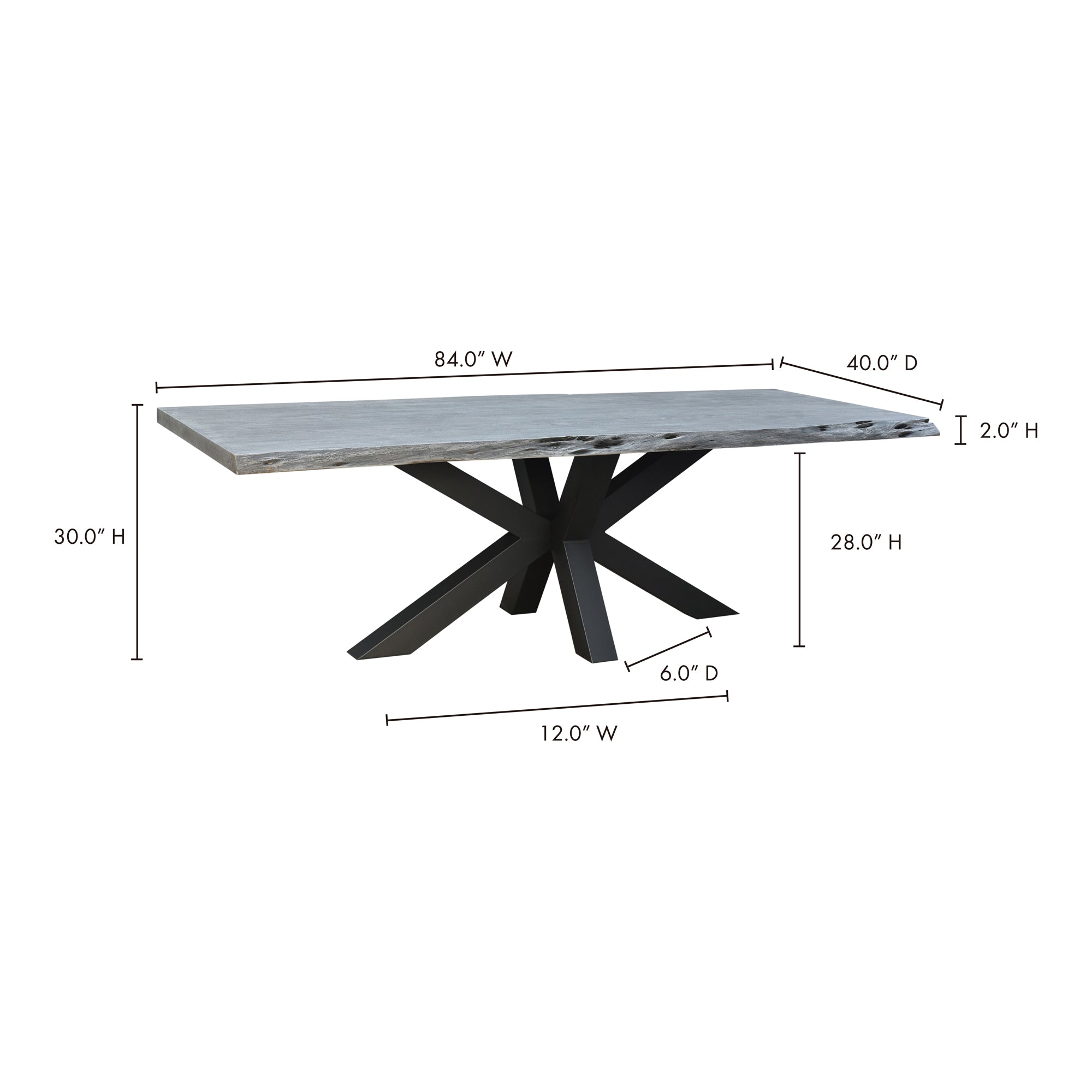 Edge Dining Table Small Dining Table Moe's    Four Hands, Mid Century Modern Furniture, Old Bones Furniture Company, Old Bones Co, Modern Mid Century, Designer Furniture, Furniture Sale, Warehouse Furniture Sale, Edge Dining Table Small Sale, https://www.oldbonesco.com/