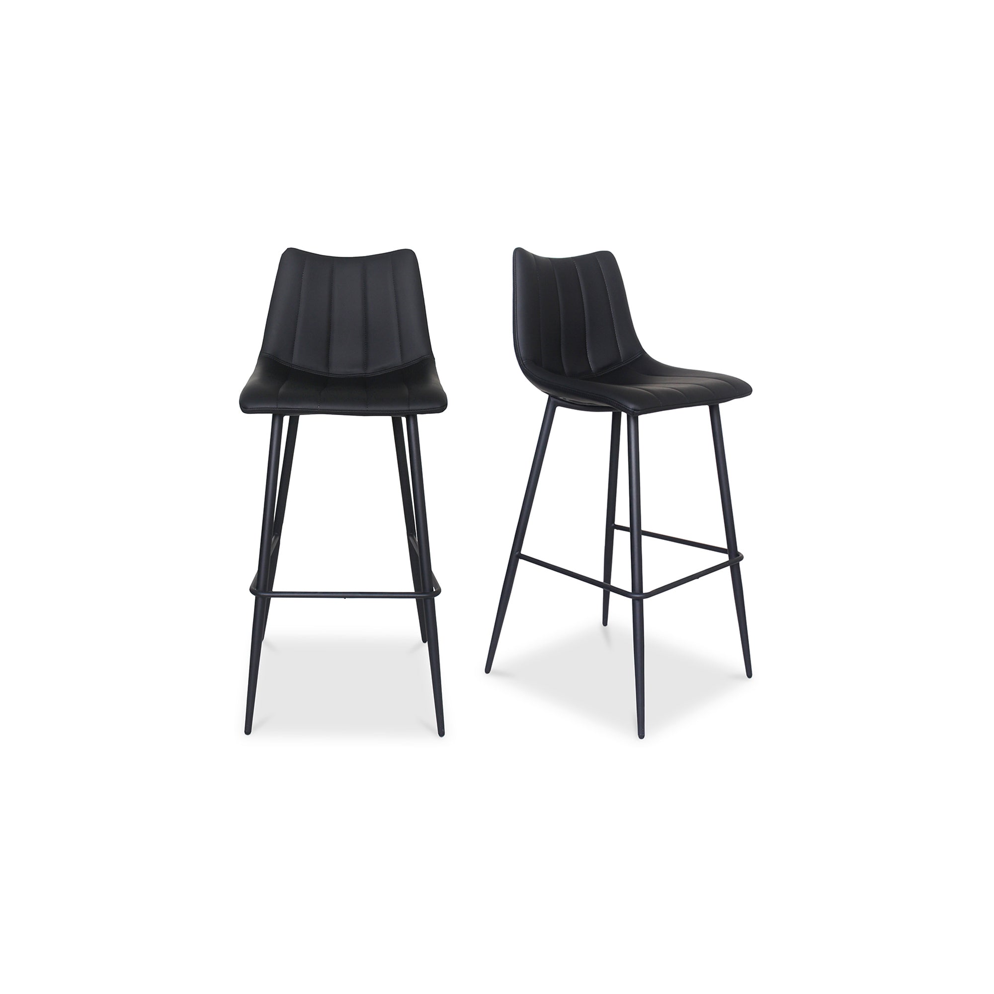 Alibi Barstool - Set of Two BlackBarstool Moe's Black   Four Hands, Mid Century Modern Furniture, Old Bones Furniture Company, Old Bones Co, Modern Mid Century, Designer Furniture, Furniture Sale, Warehouse Furniture Sale, Alibi Barstool - Set of Two Sale, https://www.oldbonesco.com/