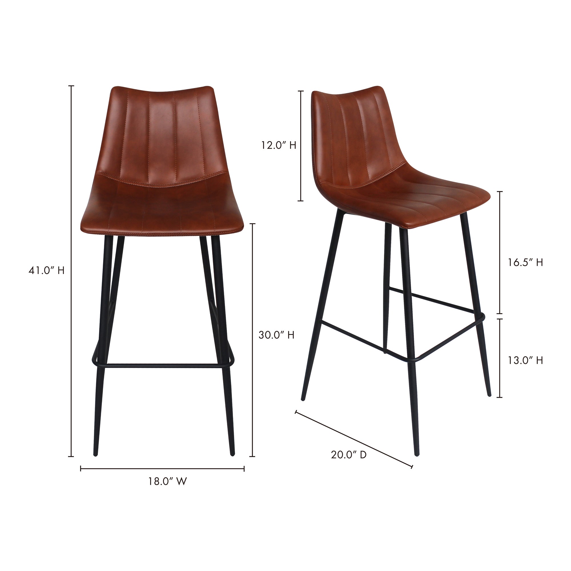 Alibi Barstool - Set of Two Barstool Moe's    Four Hands, Mid Century Modern Furniture, Old Bones Furniture Company, Old Bones Co, Modern Mid Century, Designer Furniture, Furniture Sale, Warehouse Furniture Sale, Alibi Barstool - Set of Two Sale, https://www.oldbonesco.com/