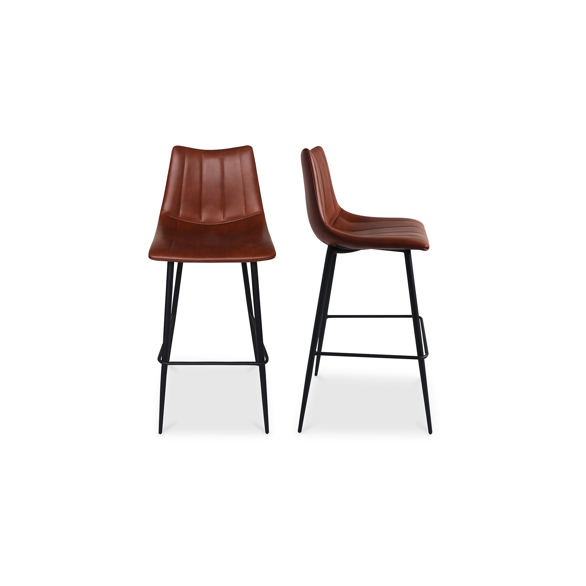 Alibi Barstool - Set of Two BrownBarstool Moe's Brown   Four Hands, Mid Century Modern Furniture, Old Bones Furniture Company, Old Bones Co, Modern Mid Century, Designer Furniture, Furniture Sale, Warehouse Furniture Sale, Alibi Barstool - Set of Two Sale, https://www.oldbonesco.com/