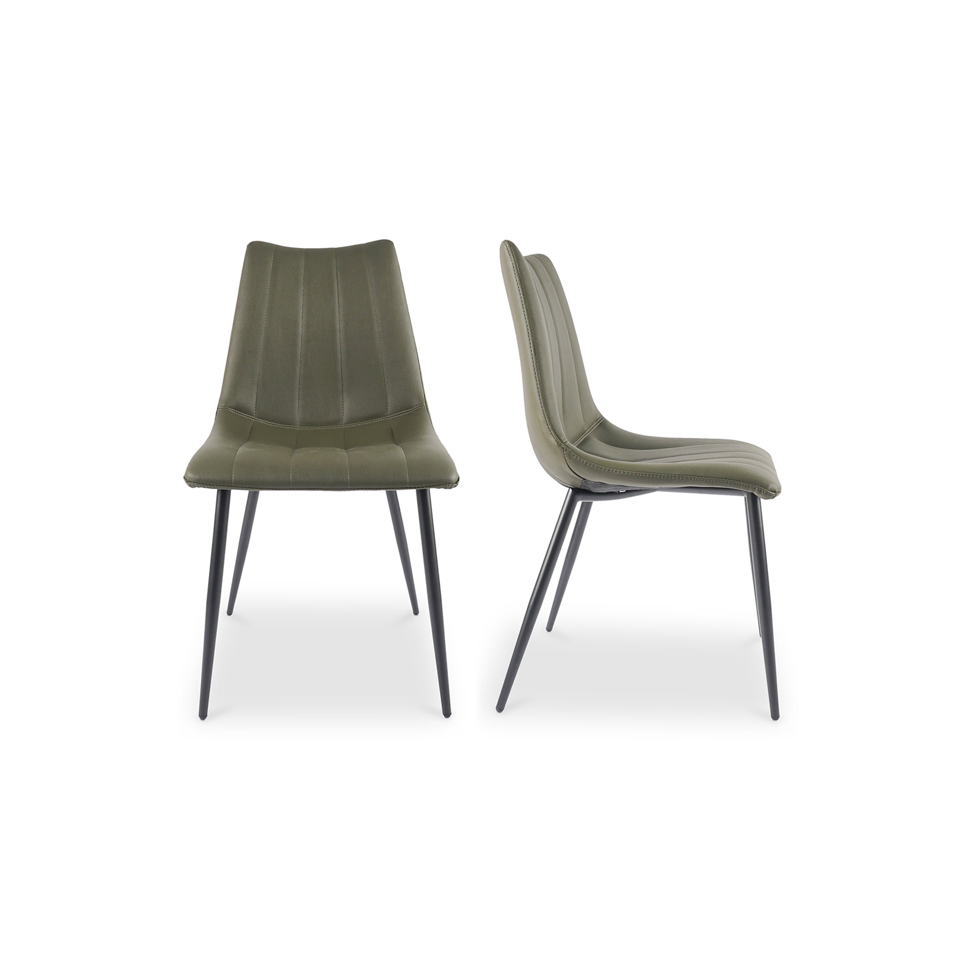 Alibi Dining Chair - Set of Two Dark GreenDining Chair Moe's Dark Green   Four Hands, Mid Century Modern Furniture, Old Bones Furniture Company, Old Bones Co, Modern Mid Century, Designer Furniture, Furniture Sale, Warehouse Furniture Sale, Alibi Dining Chair - Set of Two Sale, https://www.oldbonesco.com/