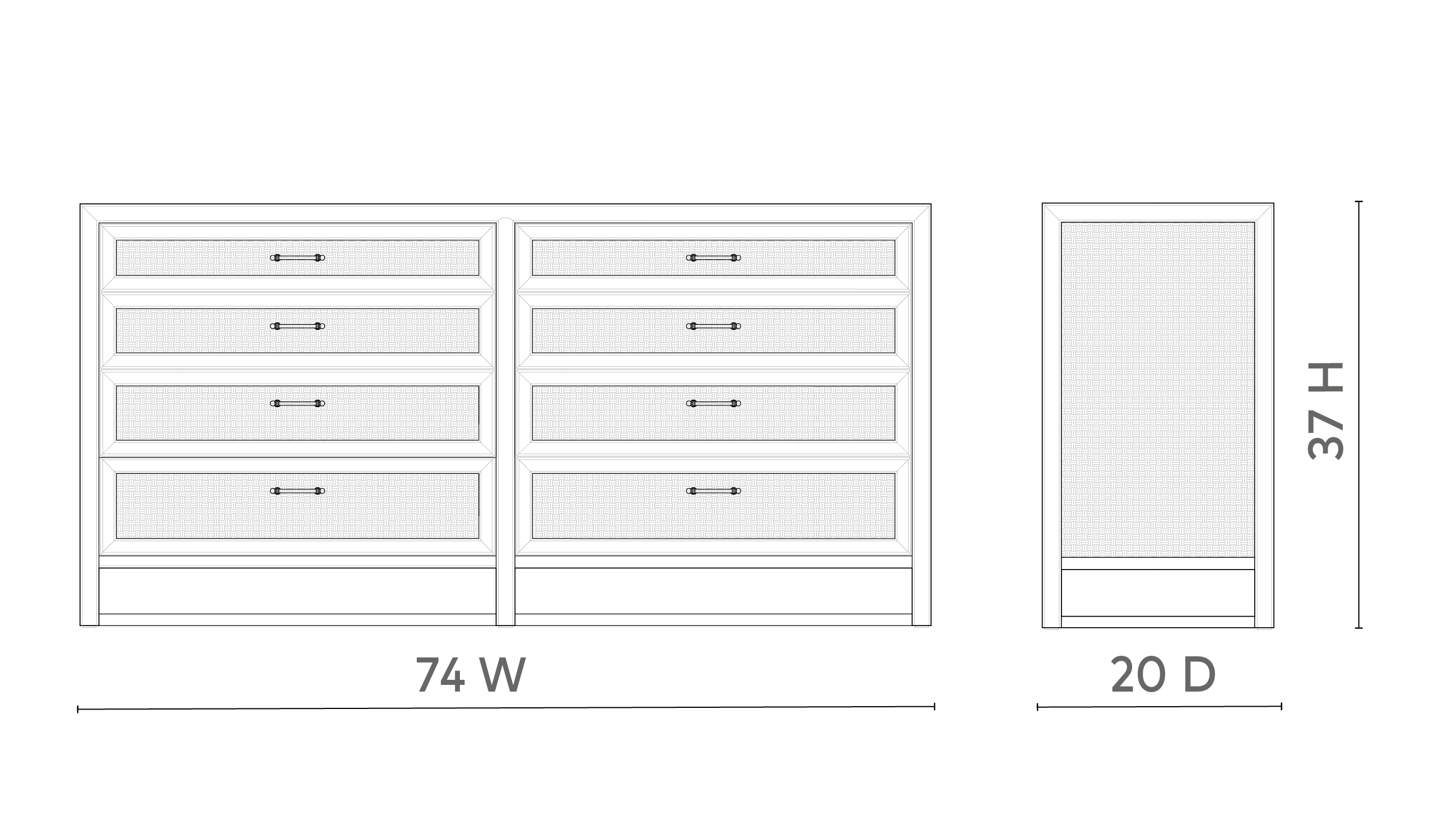 Vivian 8-Drawer Dressers & Chests Villa & House     Dressers & Chests,www.oldbonesco.com,Mid Century Furniture, Furniture Sale, Old Bones Co, Mid Century Sale, Four Hands Furniture, Sale,Gus, Sale,Perigold Vivian 8-Drawer Dressers & Chests Sale, Perigold Sale Vivian 8-Drawer,Vivian 8-Drawer Lulu and Georgia,Burke Decor Sale Vivian 8-Drawer, open box furniture,Open Box Vivian 8-Drawer