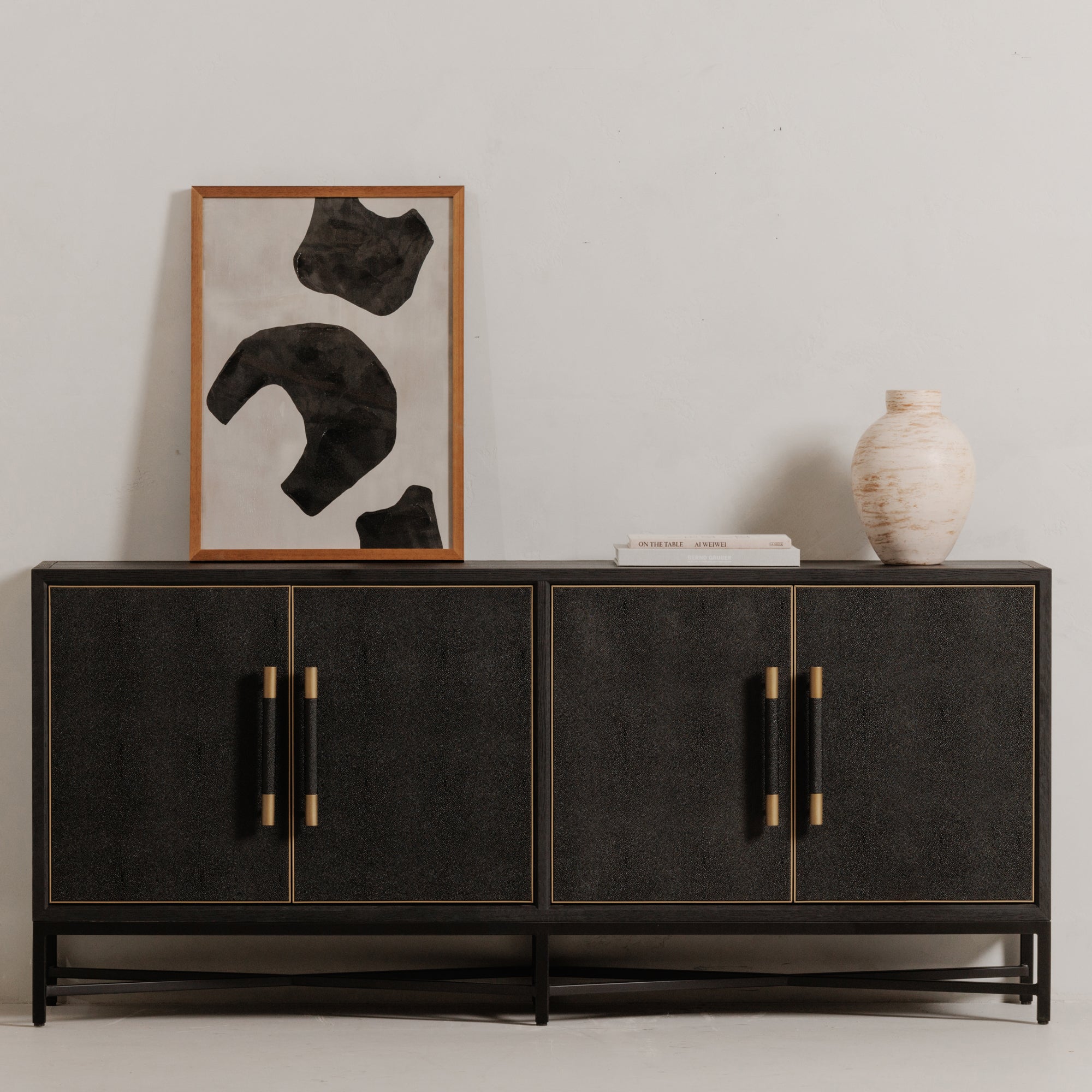 Mako Sideboard Small Sideboard Moe's    Four Hands, Mid Century Modern Furniture, Old Bones Furniture Company, Old Bones Co, Modern Mid Century, Designer Furniture, Furniture Sale, Warehouse Furniture Sale, Mako Sideboard Small Sale, https://www.oldbonesco.com/