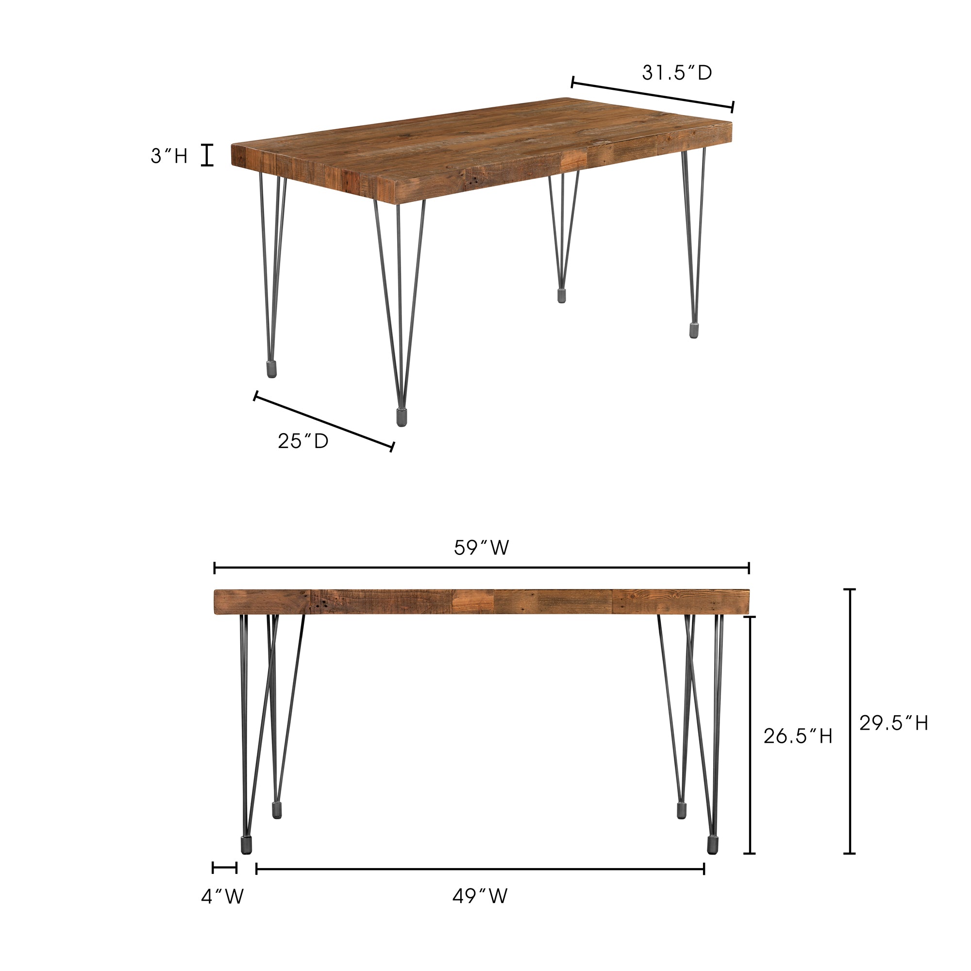 Boneta Dining Table Small Dining Table Moe's    Four Hands, Mid Century Modern Furniture, Old Bones Furniture Company, Old Bones Co, Modern Mid Century, Designer Furniture, Furniture Sale, Warehouse Furniture Sale, Boneta Dining Table Small Sale, https://www.oldbonesco.com/