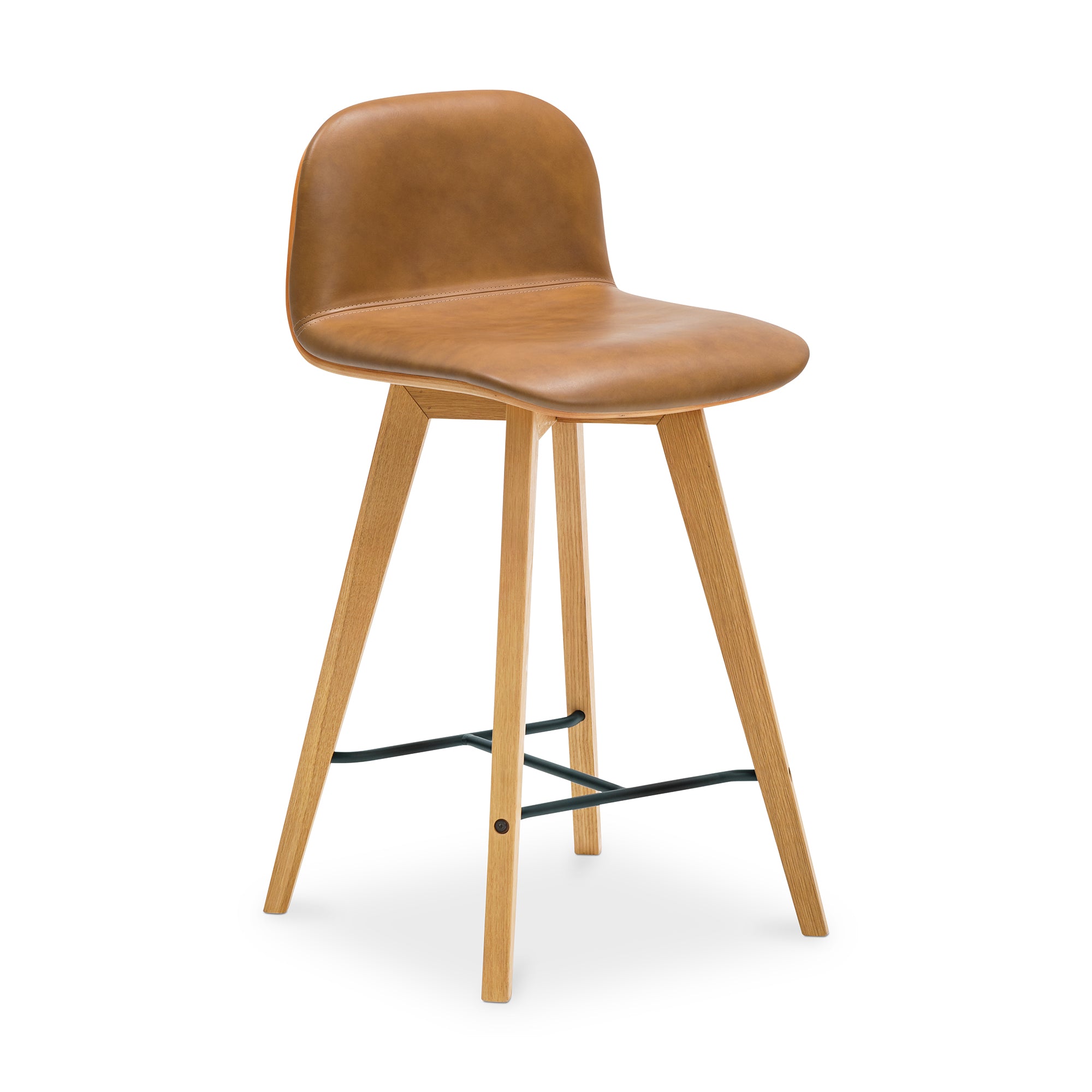 Napoli Leather Counter Stool Stool Moe's    Four Hands, Mid Century Modern Furniture, Old Bones Furniture Company, Old Bones Co, Modern Mid Century, Designer Furniture, Furniture Sale, Warehouse Furniture Sale, Napoli Leather Counter Stool Sale, https://www.oldbonesco.com/