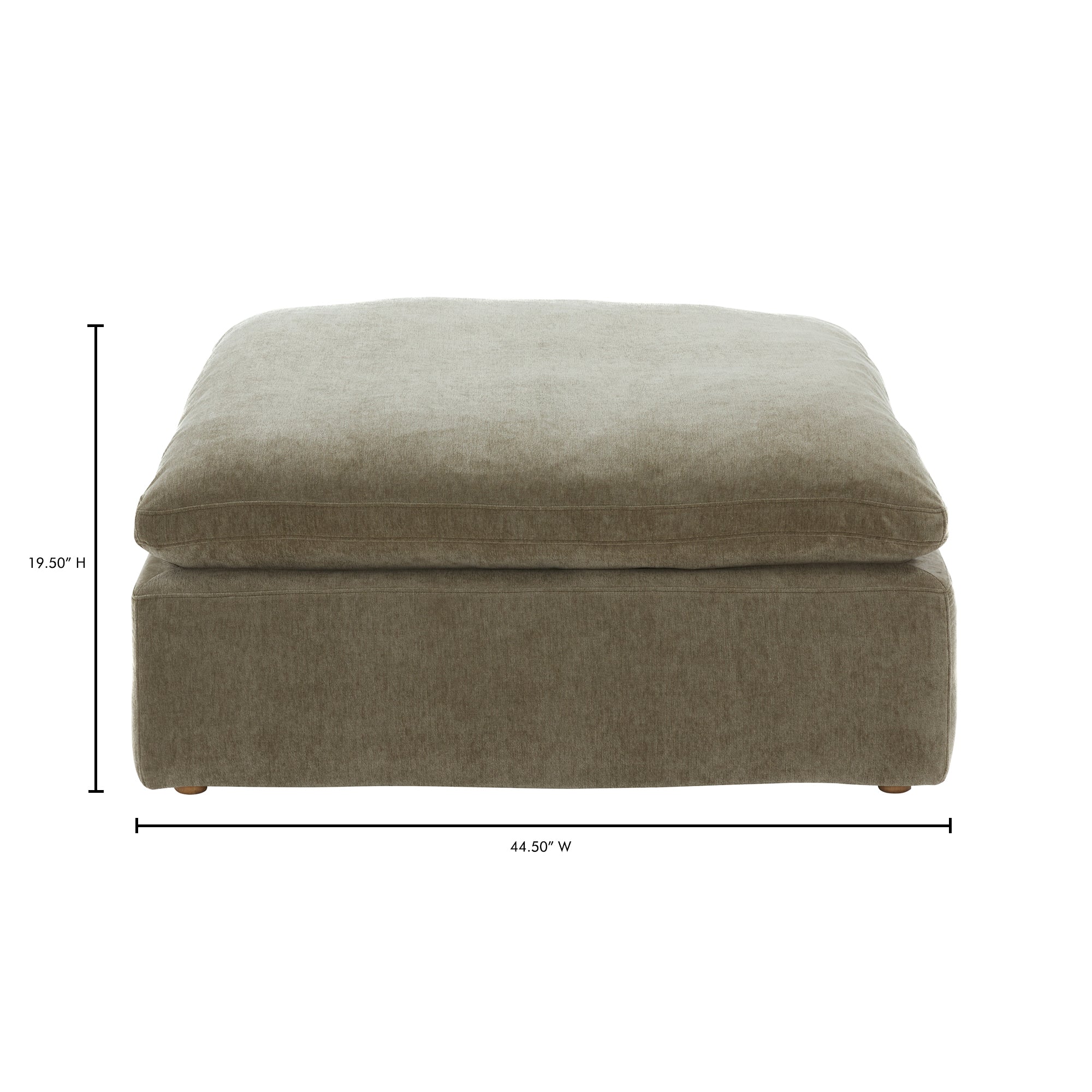 Clay Ottoman Livesmart Fabric Sectional Sofa Moe's    Four Hands, Mid Century Modern Furniture, Old Bones Furniture Company, Old Bones Co, Modern Mid Century, Designer Furniture, Furniture Sale, Warehouse Furniture Sale, Clay Ottoman Livesmart Fabric Sale, https://www.oldbonesco.com/