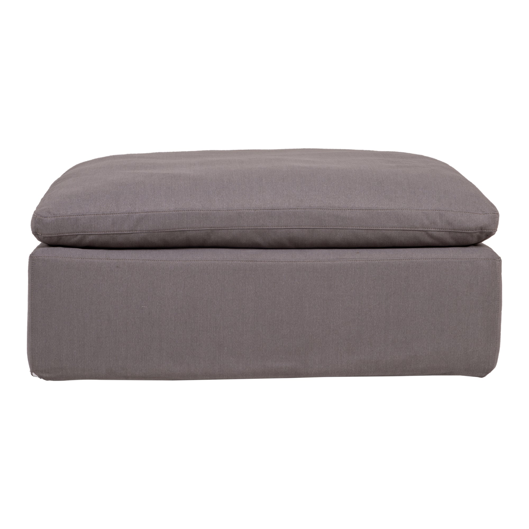 Clay Ottoman Livesmart Fabric GreySectional Sofa Moe's Grey   Four Hands, Mid Century Modern Furniture, Old Bones Furniture Company, Old Bones Co, Modern Mid Century, Designer Furniture, Furniture Sale, Warehouse Furniture Sale, Clay Ottoman Livesmart Fabric Sale, https://www.oldbonesco.com/