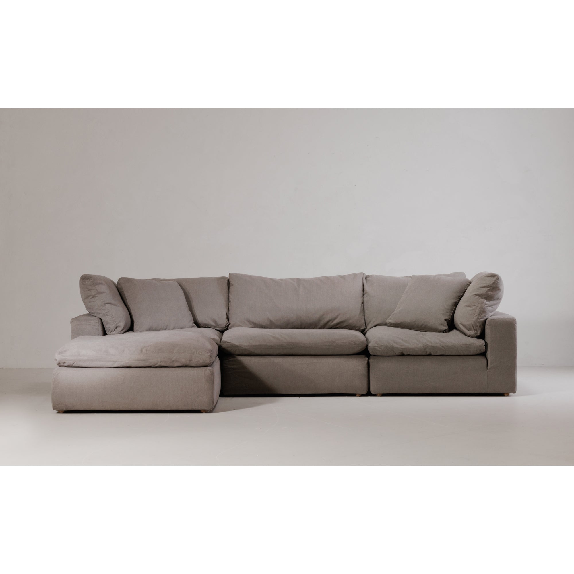 Clay Ottoman Livesmart Fabric Sectional Sofa Moe's    Four Hands, Mid Century Modern Furniture, Old Bones Furniture Company, Old Bones Co, Modern Mid Century, Designer Furniture, Furniture Sale, Warehouse Furniture Sale, Clay Ottoman Livesmart Fabric Sale, https://www.oldbonesco.com/