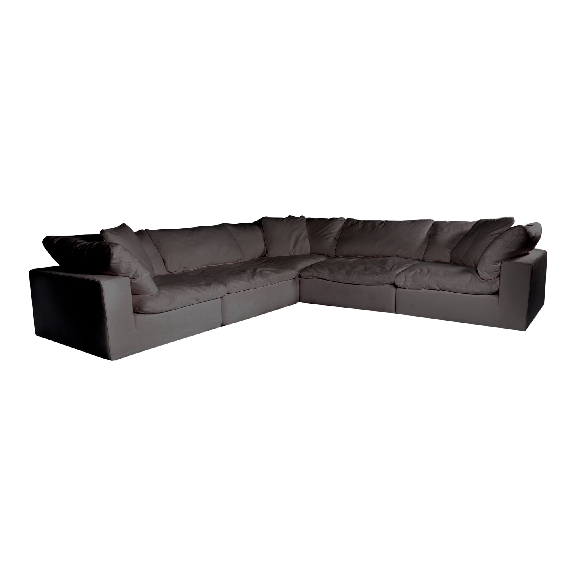 Clay Classic L Modular Sectional GreySectional Sofa Moe's Grey   Four Hands, Mid Century Modern Furniture, Old Bones Furniture Company, Old Bones Co, Modern Mid Century, Designer Furniture, Furniture Sale, Warehouse Furniture Sale, Clay Classic L Modular Sectional Sale, https://www.oldbonesco.com/