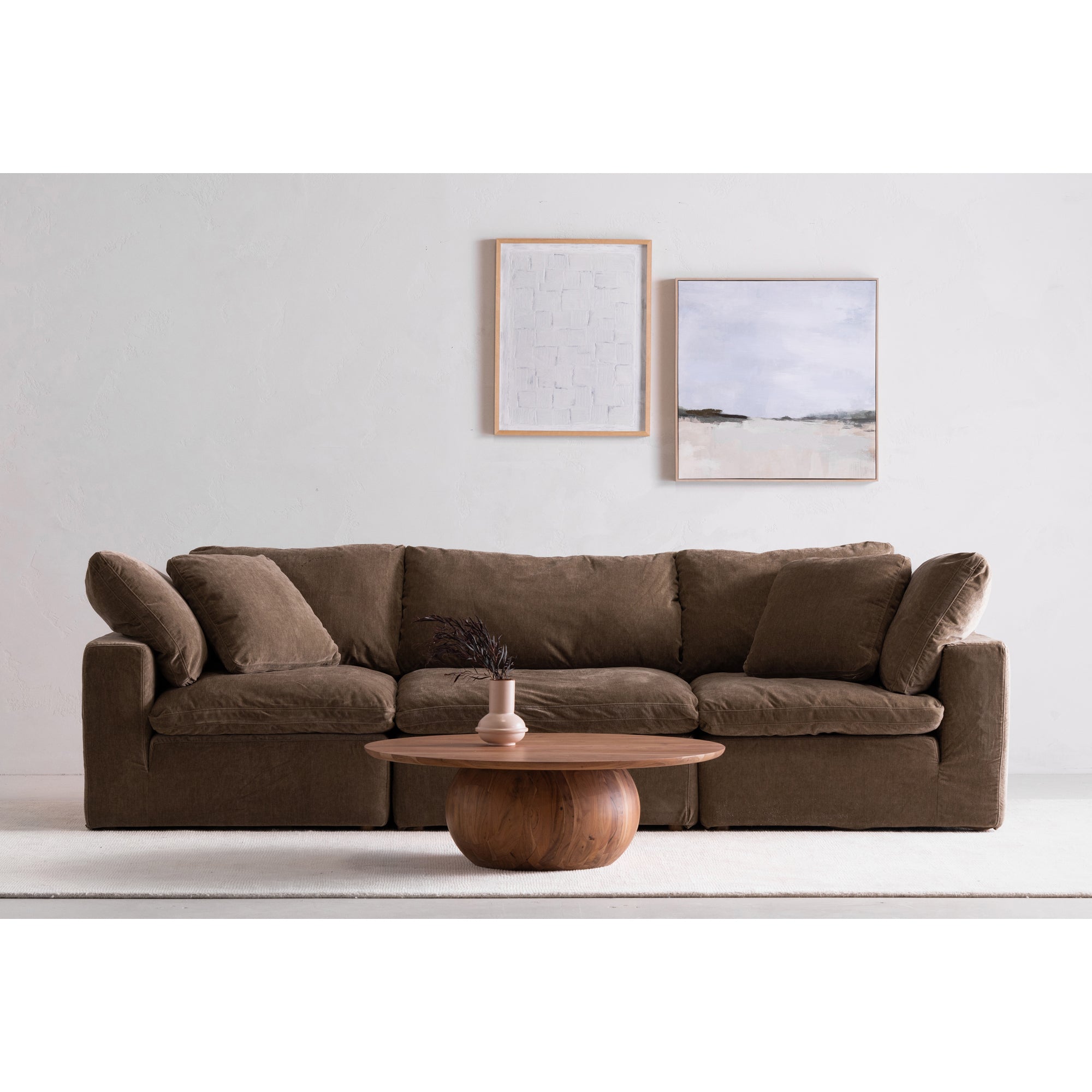 Clay Modular Sofa Performance Fabric Sectionals Moe's    Four Hands, Mid Century Modern Furniture, Old Bones Furniture Company, Old Bones Co, Modern Mid Century, Designer Furniture, Furniture Sale, Warehouse Furniture Sale, Clay Modular Sofa Performance Fabric Sale, https://www.oldbonesco.com/