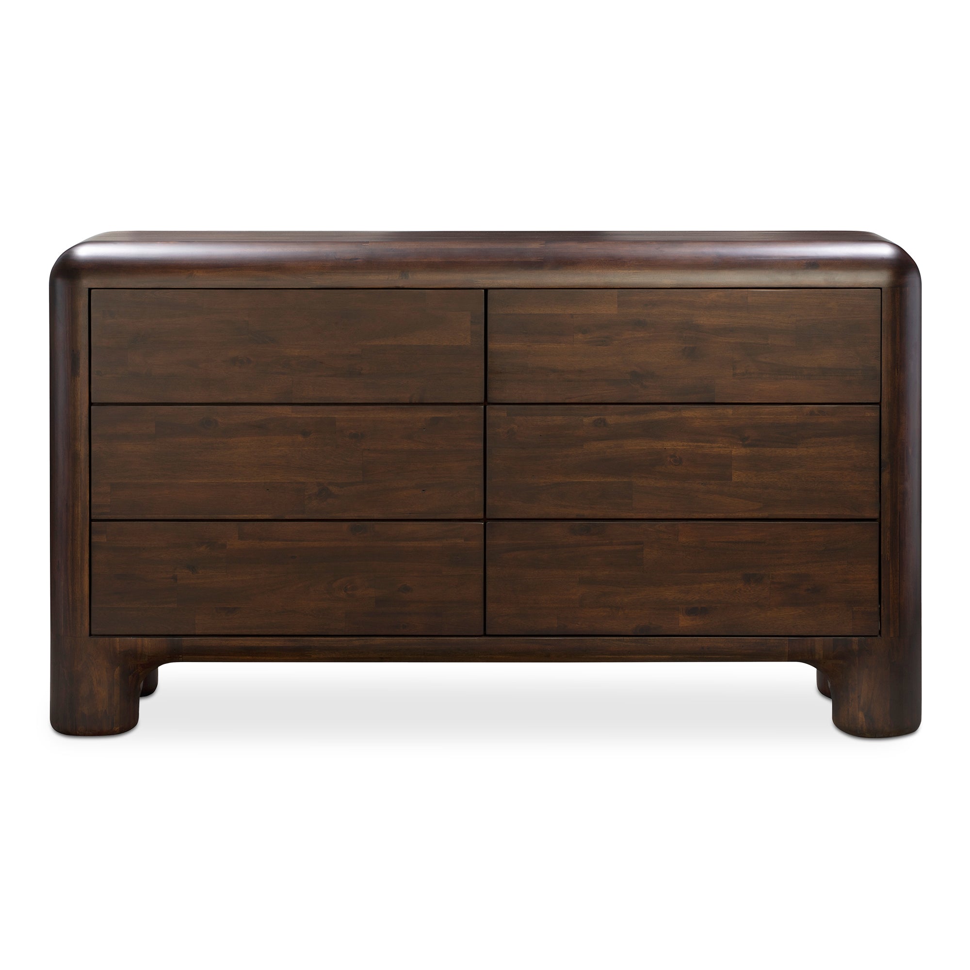 Rowan 6 Dark Brown Drawer Dresser Dressers Moe's    Four Hands, Mid Century Modern Furniture, Old Bones Furniture Company, Old Bones Co, Modern Mid Century, Designer Furniture, Furniture Sale, Warehouse Furniture Sale, Rowan 6 Dark Brown Drawer Dresser Sale, https://www.oldbonesco.com/