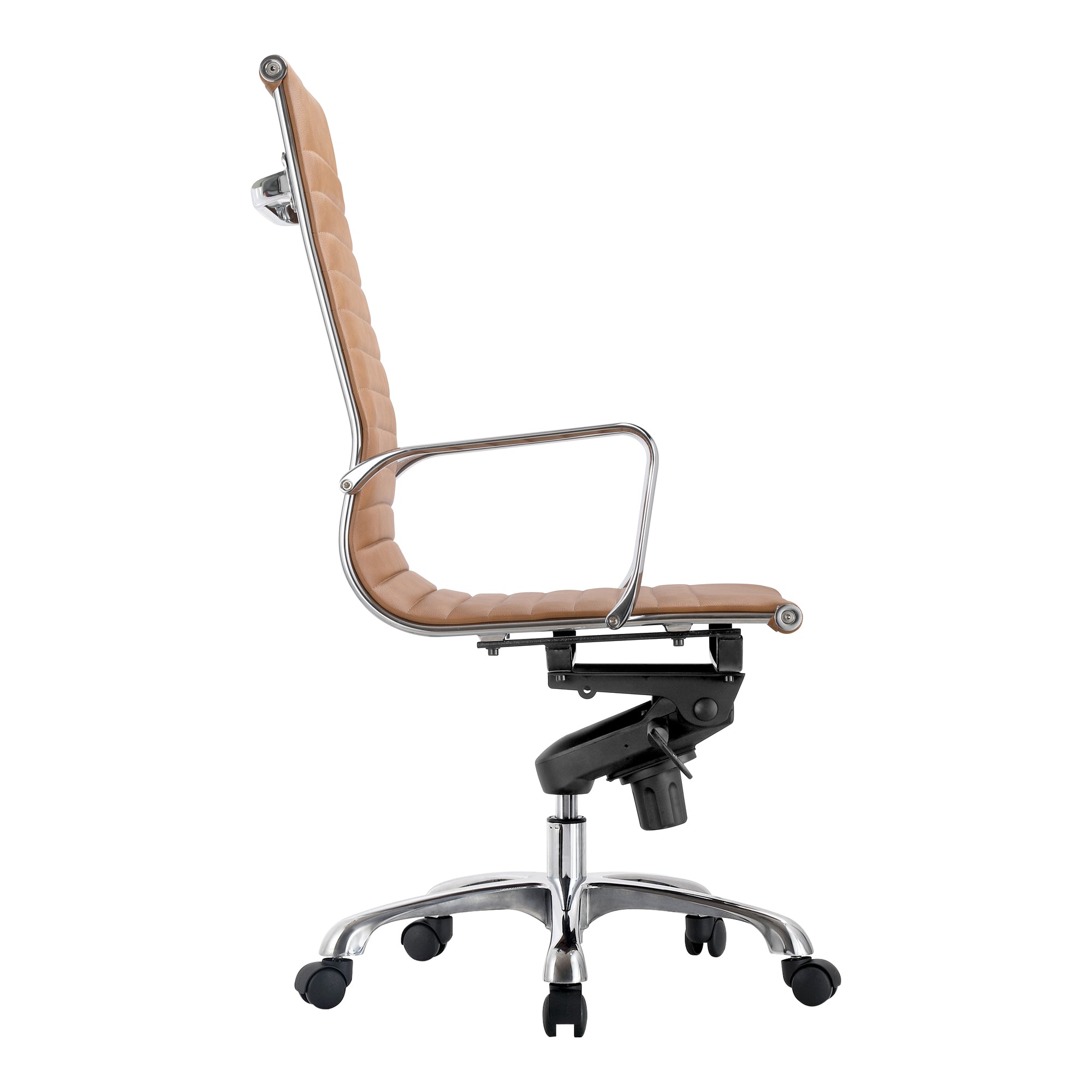 Studio Office Chair High Back Tan Vegan Leather Office Chairs Moe's    Four Hands, Mid Century Modern Furniture, Old Bones Furniture Company, Old Bones Co, Modern Mid Century, Designer Furniture, Furniture Sale, Warehouse Furniture Sale, Studio Office Chair High Back Tan Vegan Leather Sale, https://www.oldbonesco.com/