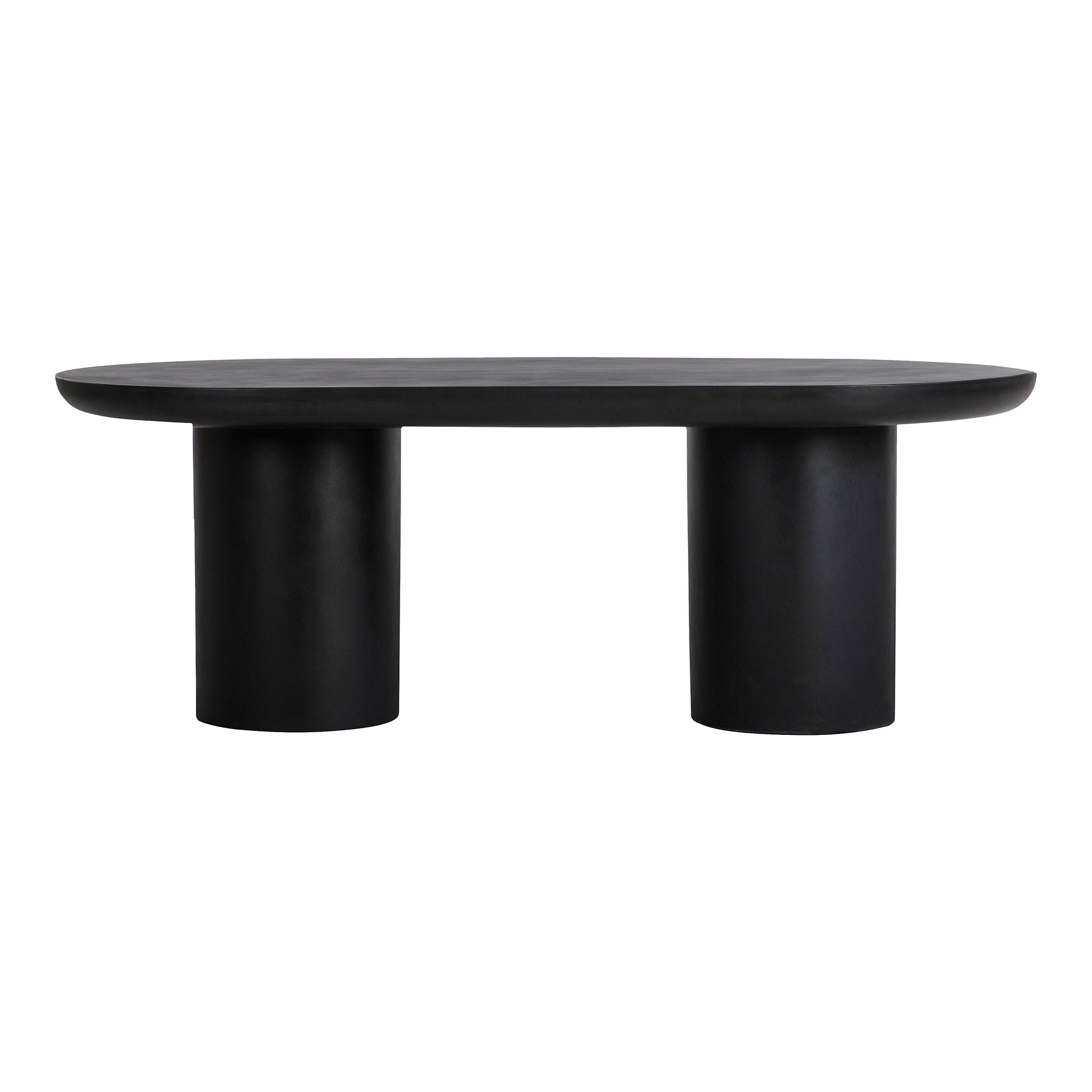 Rocca Black Oval Dining Table Dining Tables Moe's    Four Hands, Mid Century Modern Furniture, Old Bones Furniture Company, Old Bones Co, Modern Mid Century, Designer Furniture, Furniture Sale, Warehouse Furniture Sale, Rocca Black Oval Dining Table Sale, https://www.oldbonesco.com/