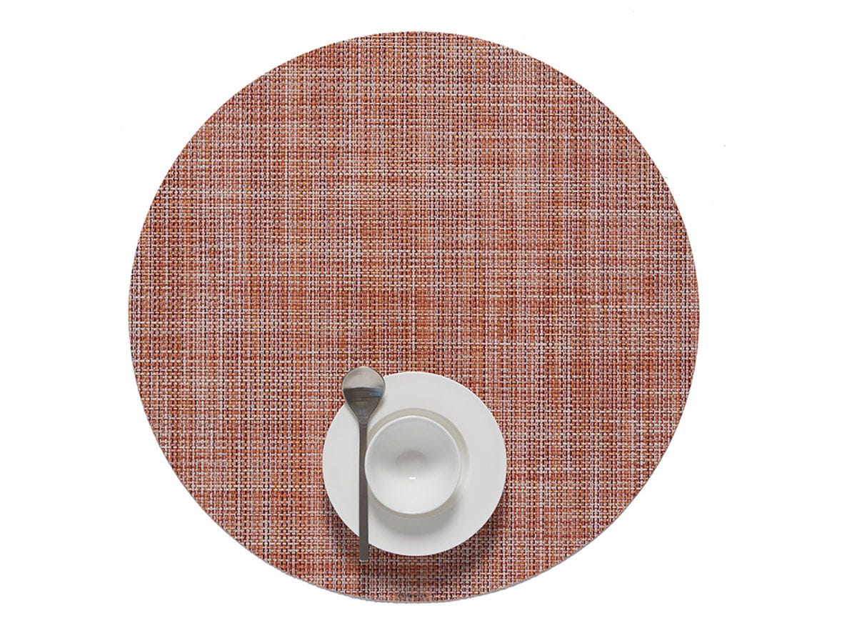 Mini Basketweave Round Placemat