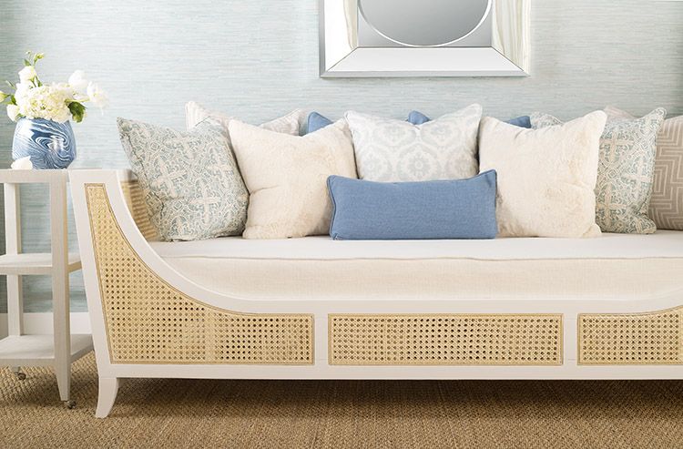 Alyssa Daybed Daybed Villa & House    Four Hands, Mid Century Modern Furniture, Old Bones Furniture Company, Old Bones Co, Modern Mid Century, Designer Furniture, Furniture Sale, Warehouse Furniture Sale, Alyssa Daybed Sale, https://www.oldbonesco.com/