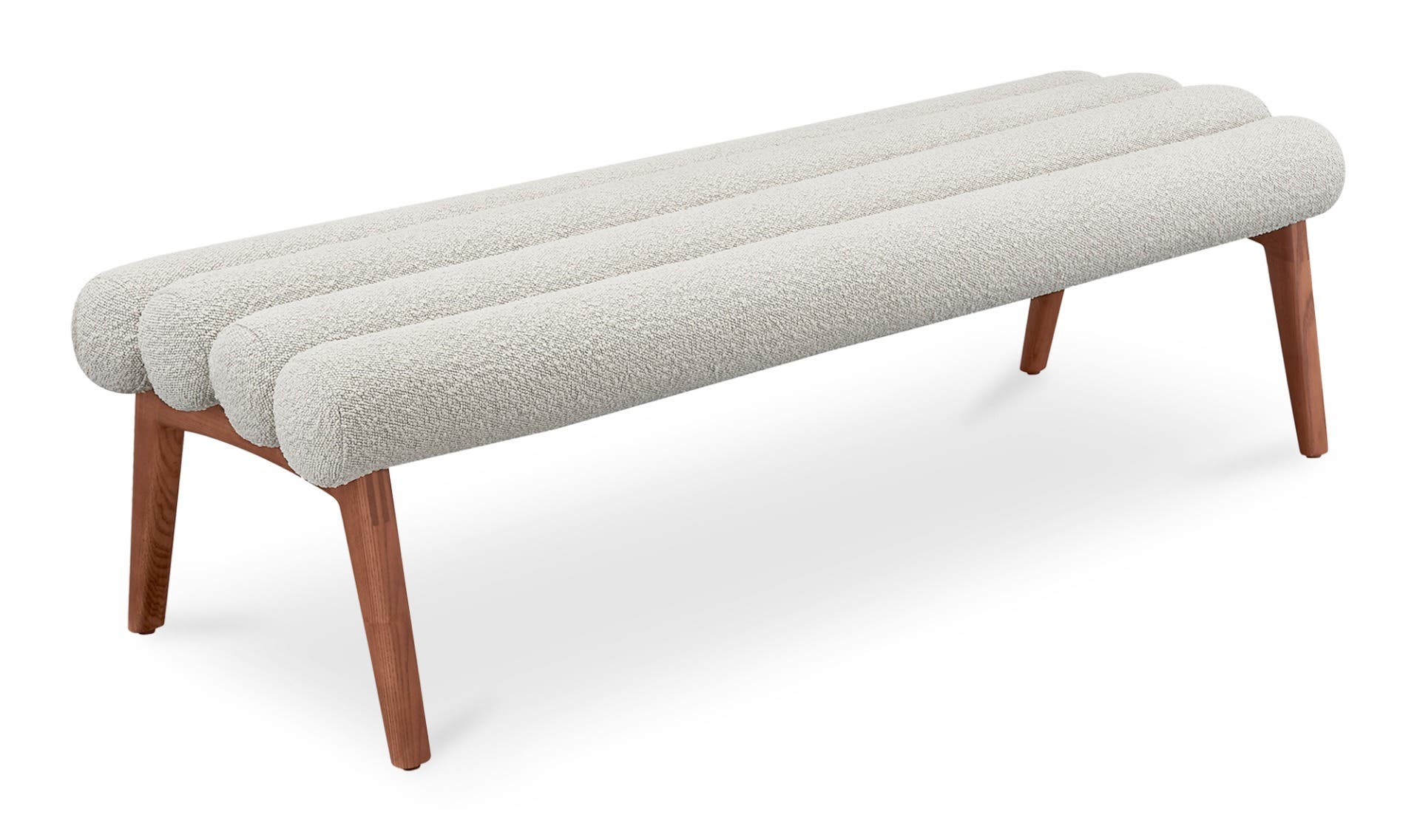 Arlo Bench Performance Fabric Bench Moe's    Four Hands, Mid Century Modern Furniture, Old Bones Furniture Company, Old Bones Co, Modern Mid Century, Designer Furniture, Furniture Sale, Warehouse Furniture Sale, Arlo Bench Performance Fabric Sale, https://www.oldbonesco.com/