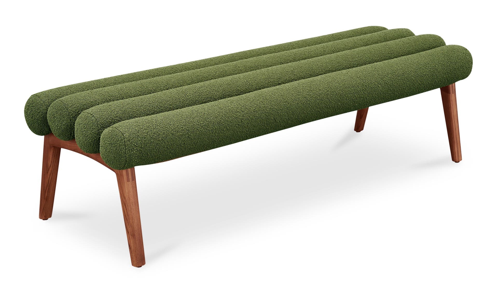 Arlo Bench Performance Fabric Bench Moe's    Four Hands, Mid Century Modern Furniture, Old Bones Furniture Company, Old Bones Co, Modern Mid Century, Designer Furniture, Furniture Sale, Warehouse Furniture Sale, Arlo Bench Performance Fabric Sale, https://www.oldbonesco.com/