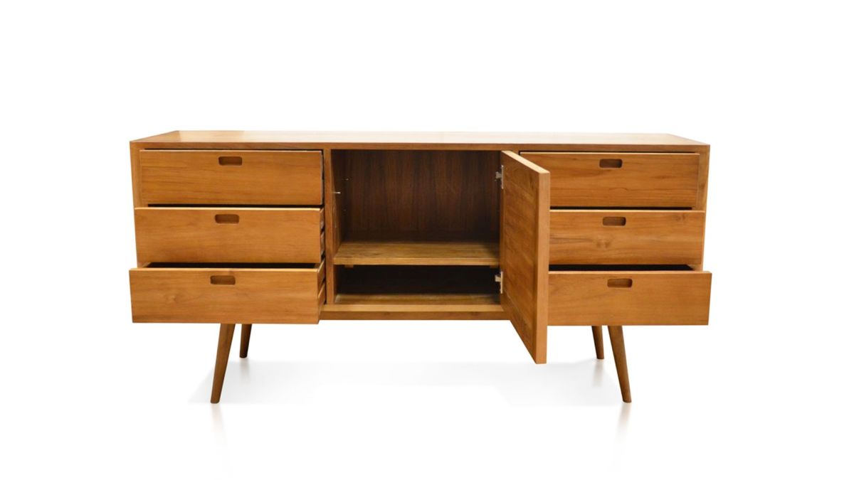 Fifties 6-Drawer Cabinet/Dresser Credenza Tansu , Harmonia     Four Hands, Mid Century Modern Furniture, Old Bones Furniture Company, Old Bones Co, Modern Mid Century, Designer Furniture, https://www.oldbonesco.com/