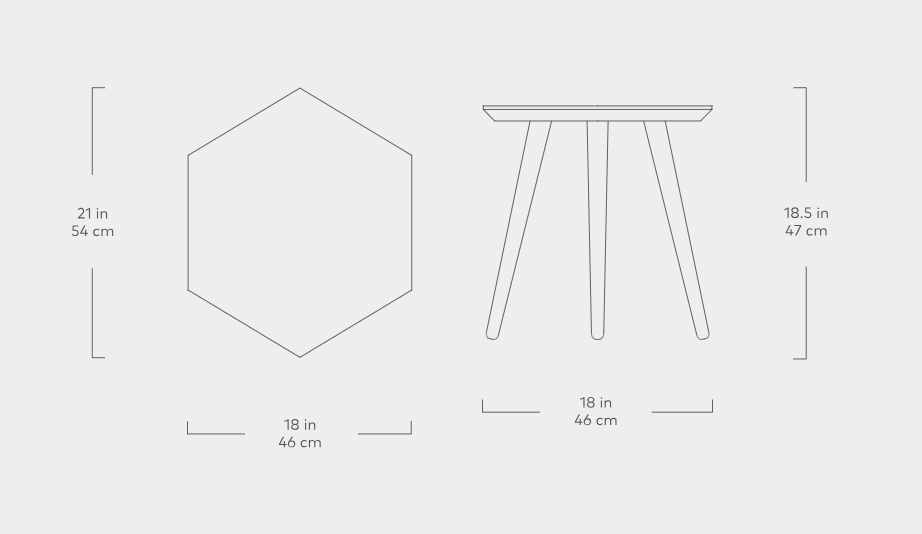 Metric End Table End Table Gus*     Four Hands, Mid Century Modern Furniture, Old Bones Furniture Company, Old Bones Co, Modern Mid Century, Designer Furniture, https://www.oldbonesco.com/